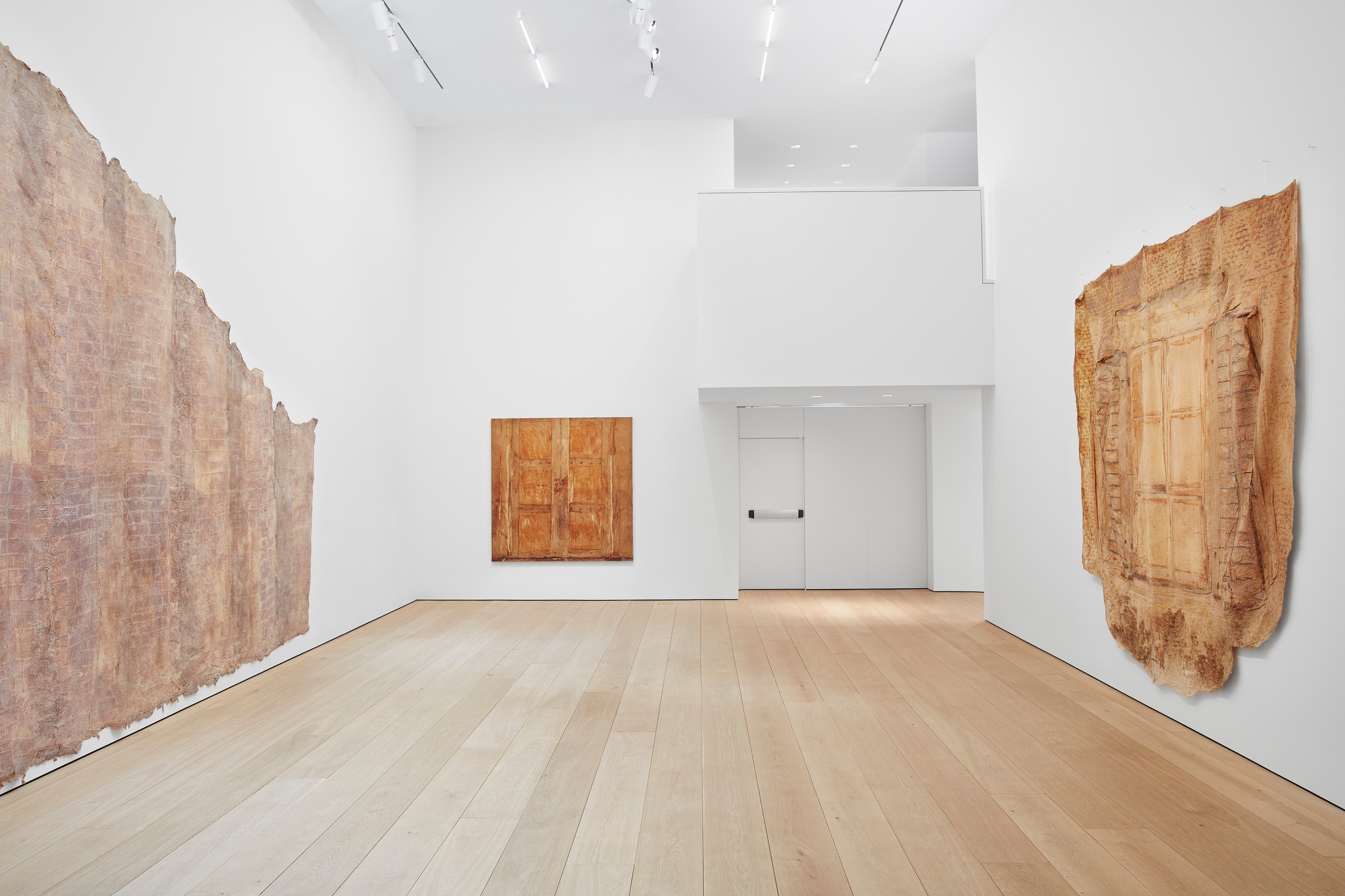 Installation view of Heidi Bucher at Lehmann Maupin New York