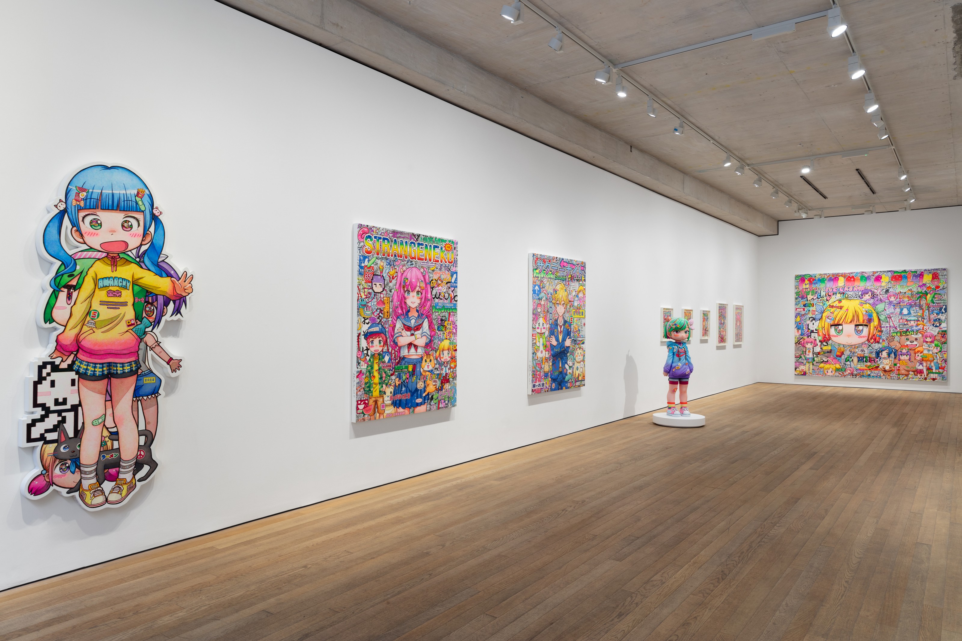 Installation view of Mr. at Lehmann Maupin London