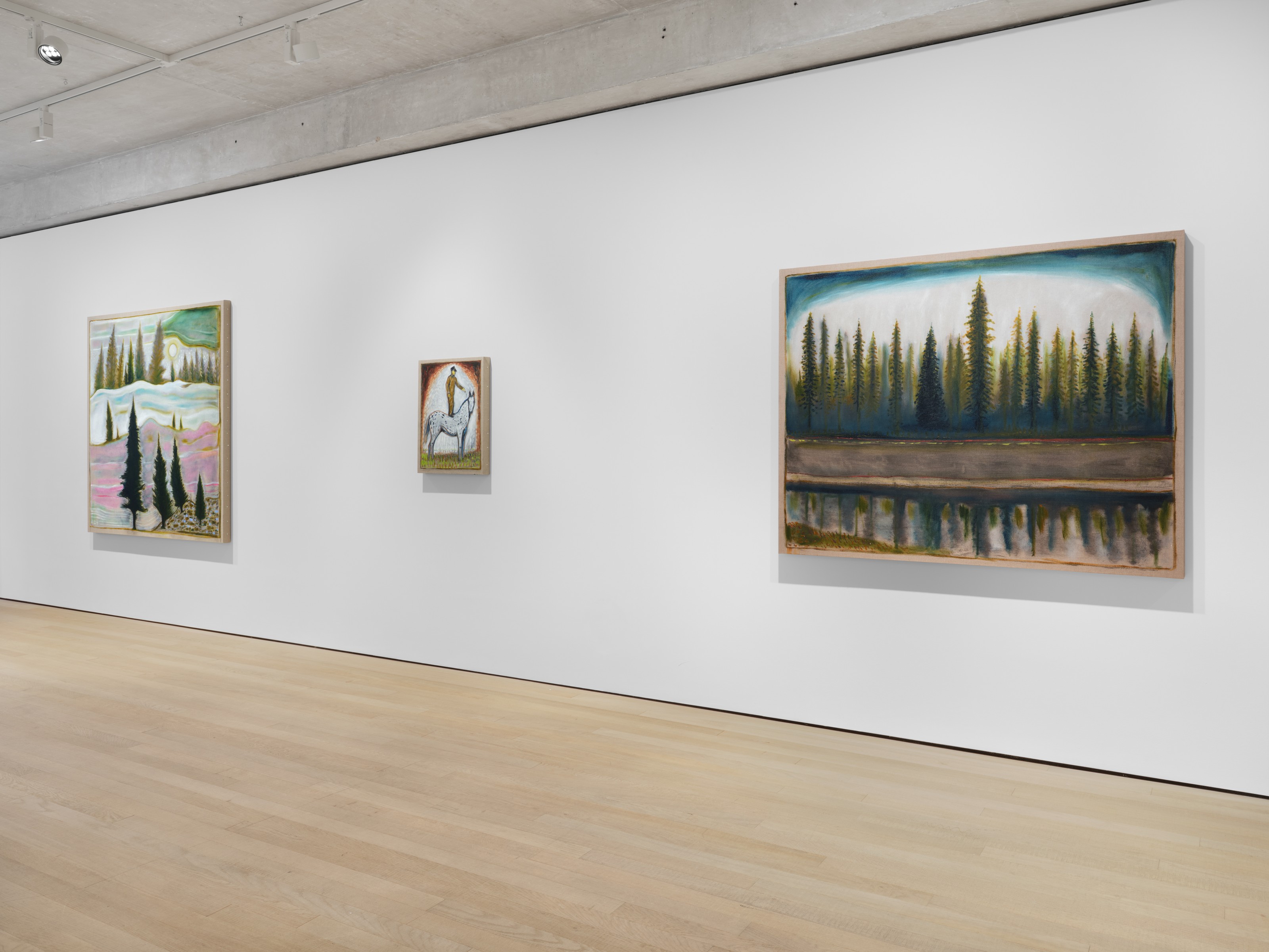 Installation view of Billy Childish at Lehmann Maupin London