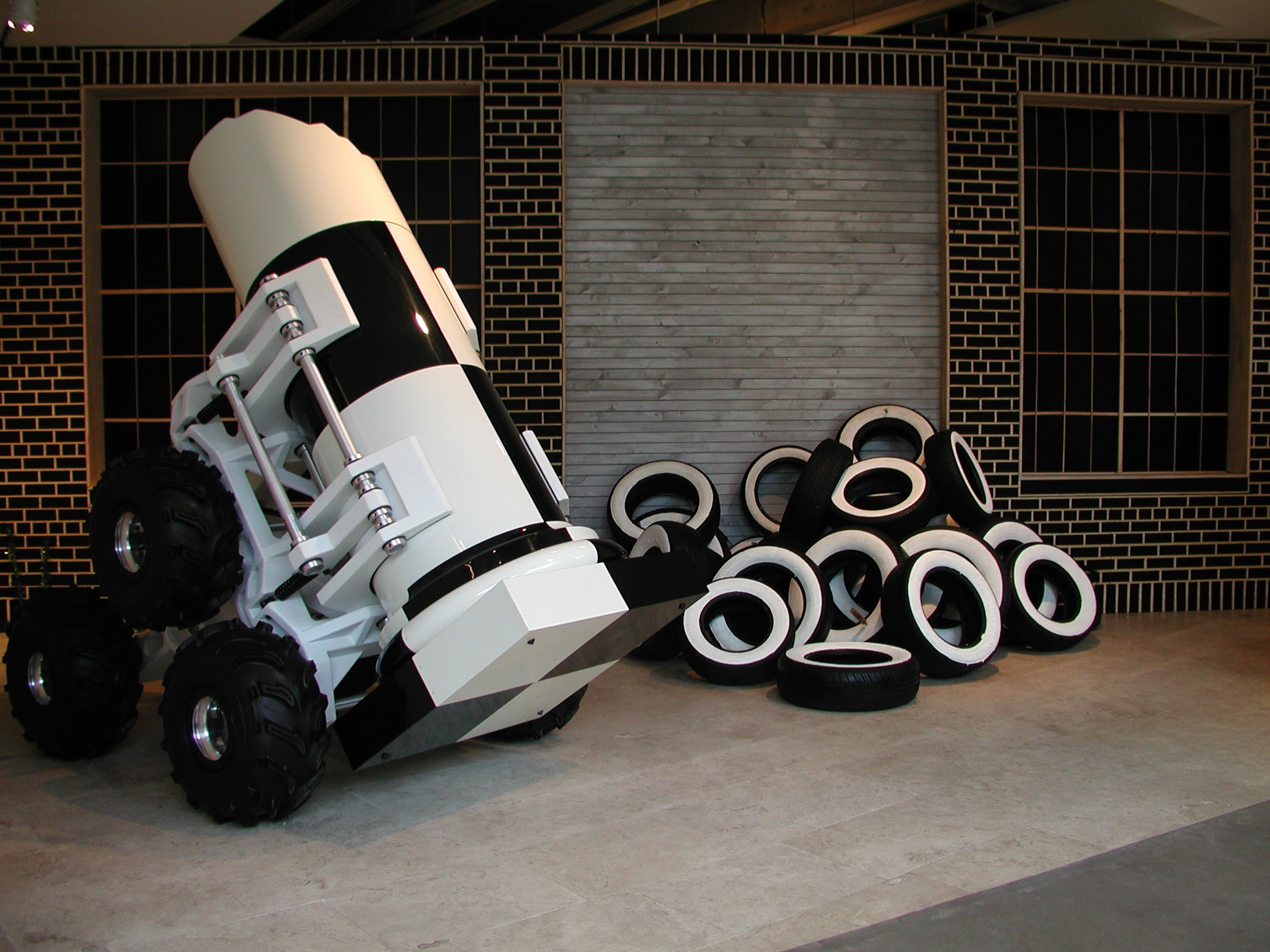 Installation view of Some Exhaust at Lehmann Maupin New York