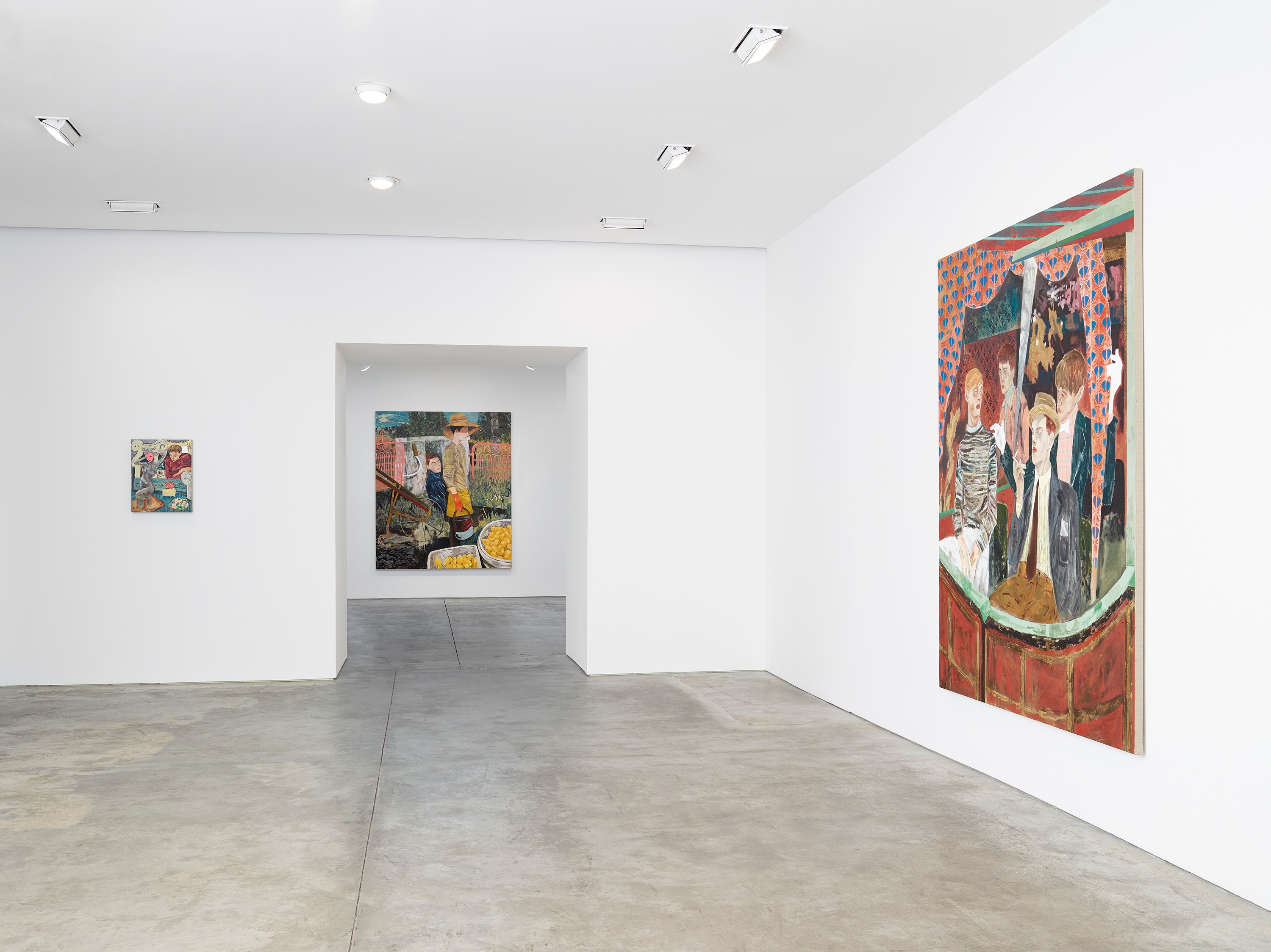 Installation view of Hernan Bas at Lehmann Maupin New York