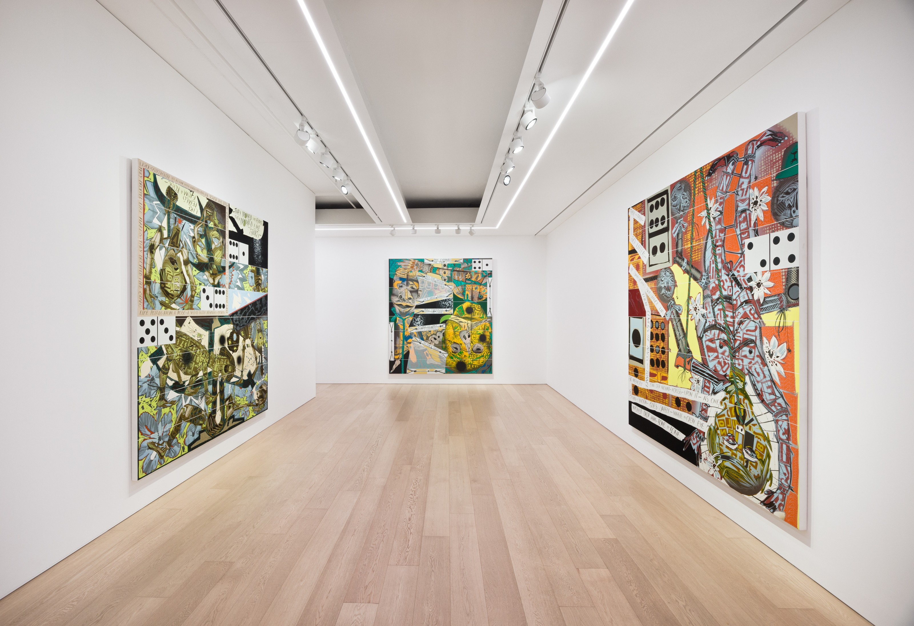 Installation view of Lari Pittman at Lehmann Maupin Seoul
