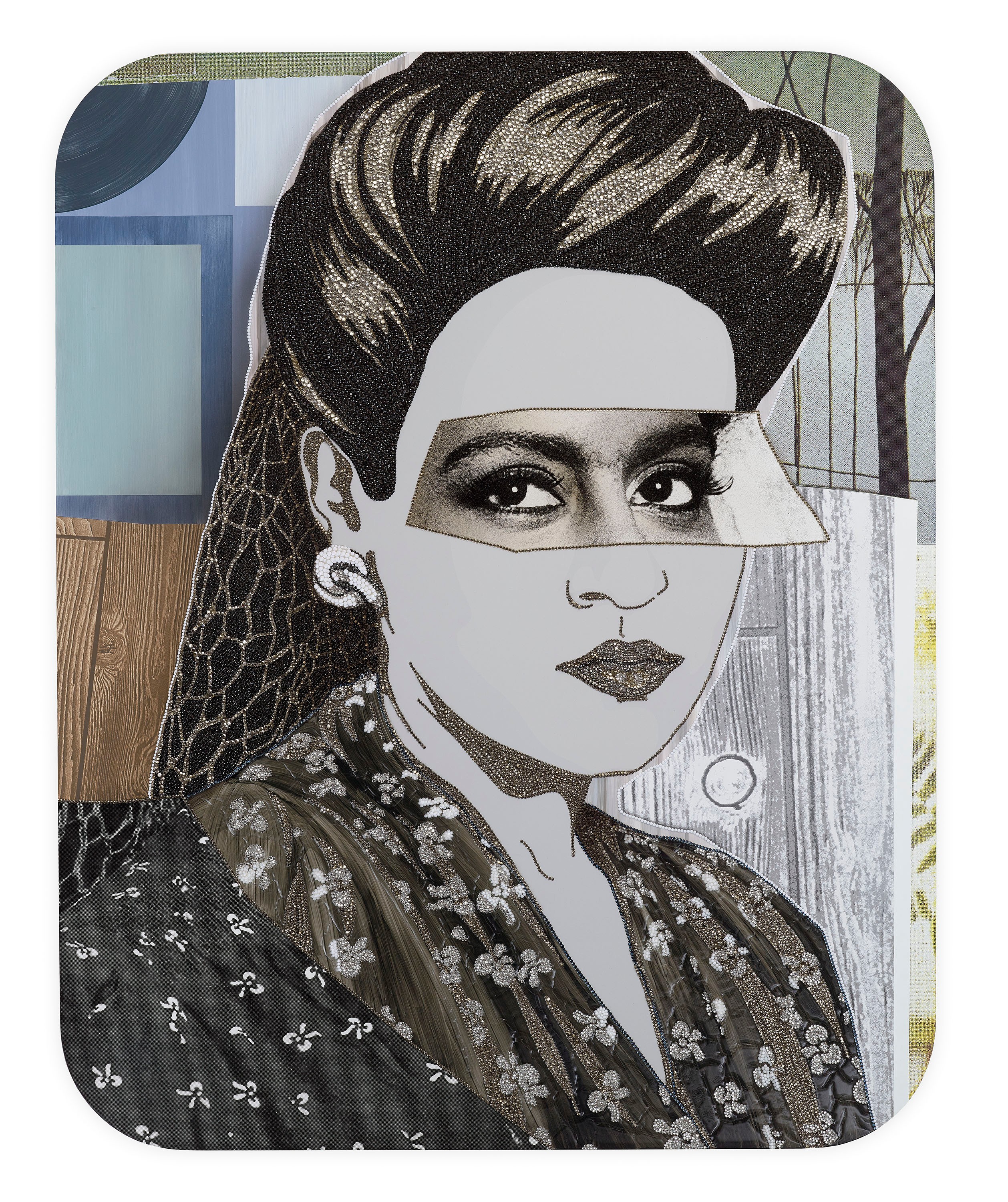 Painting by Mickalene Thomas