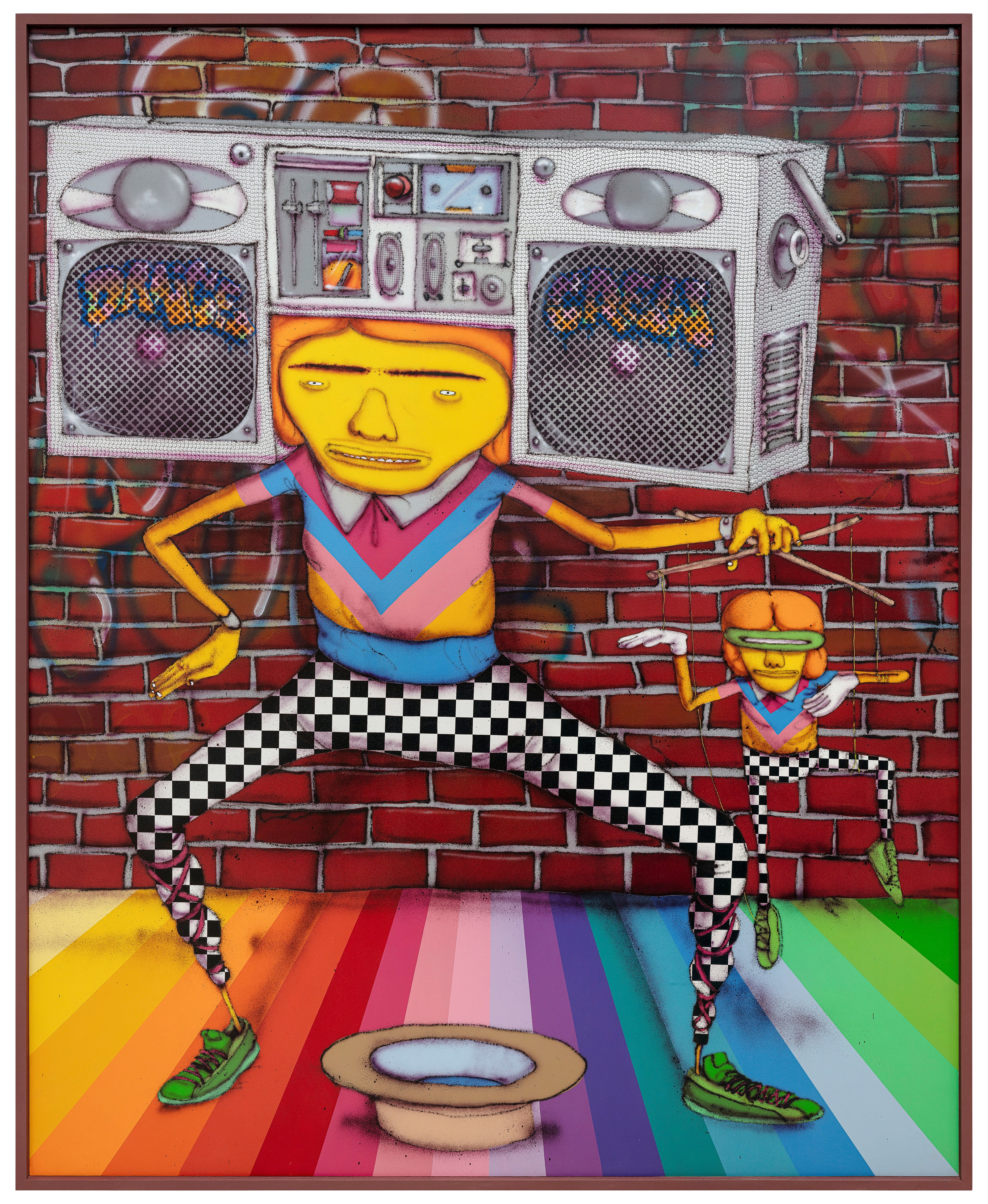 Painting by OSGEMEOS