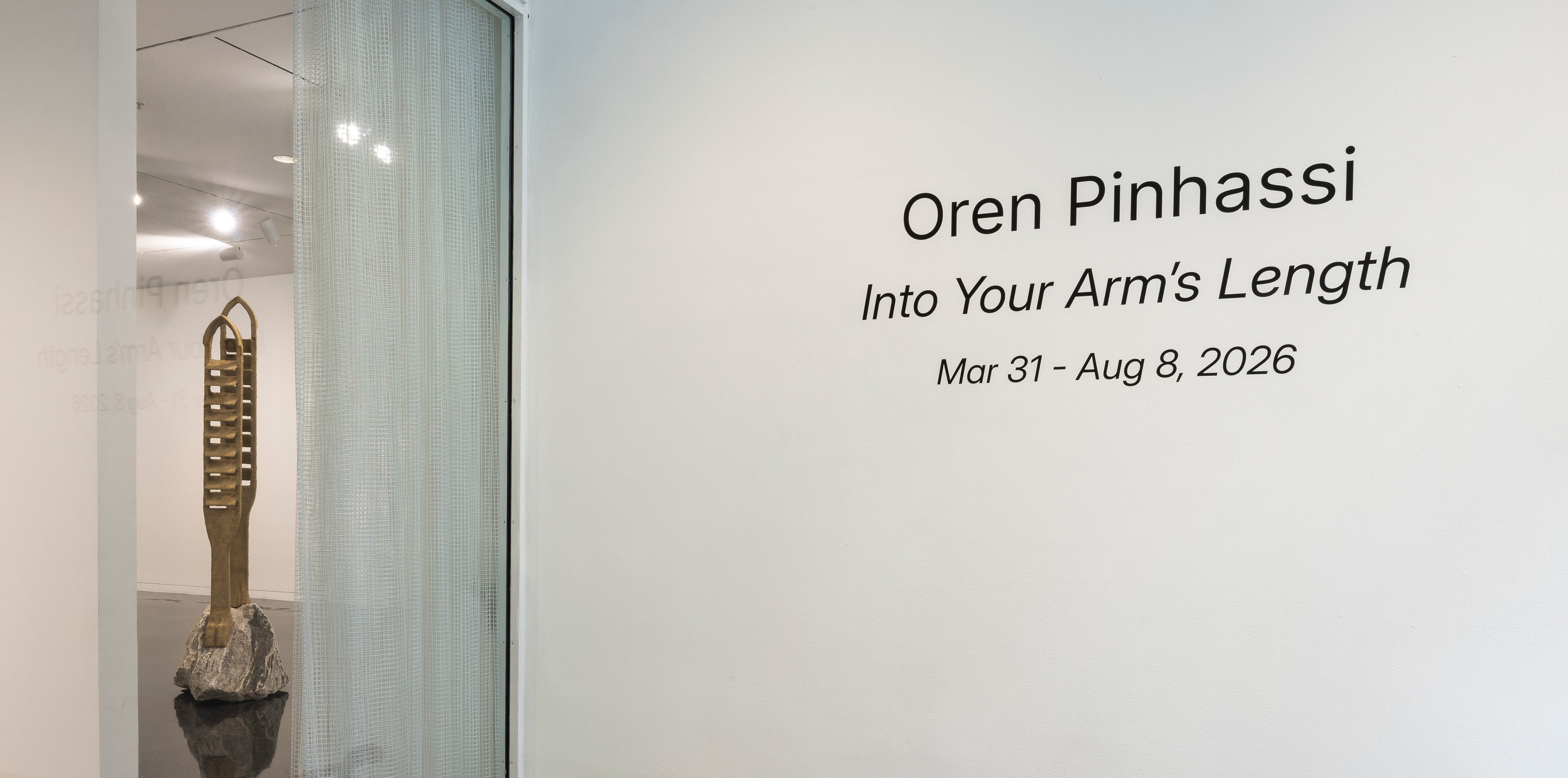 Installation view of Into Your Arm's Length at The Arts Club of Chicago