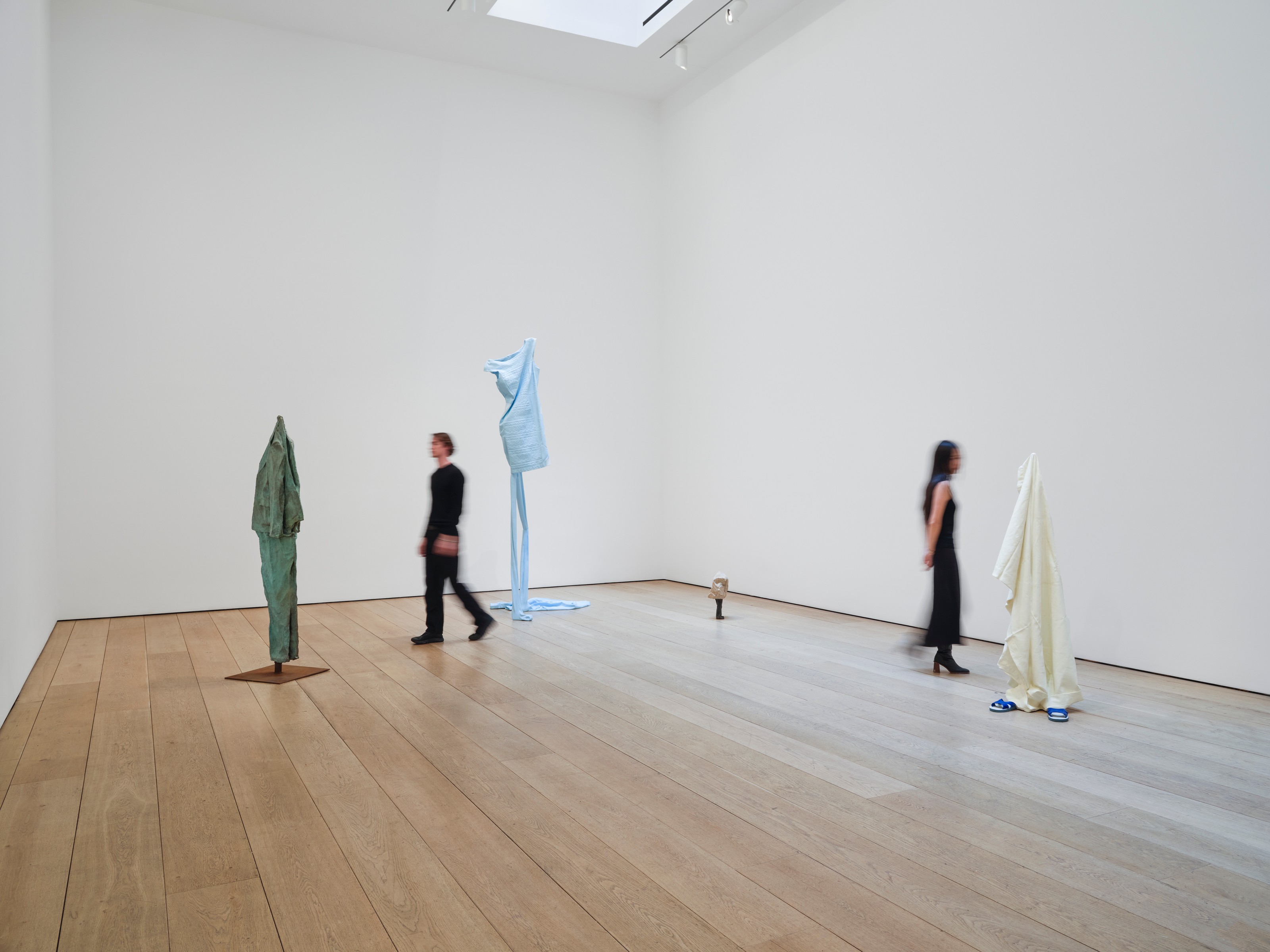 Installation view of Erwin Wurm at Lehmann Maupin New York