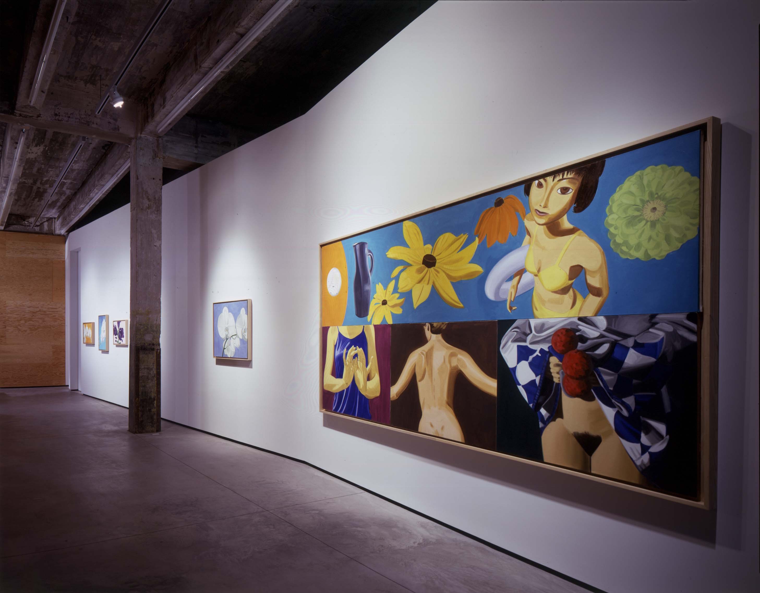 Installation view of David Salle at Lehmann Maupin New York