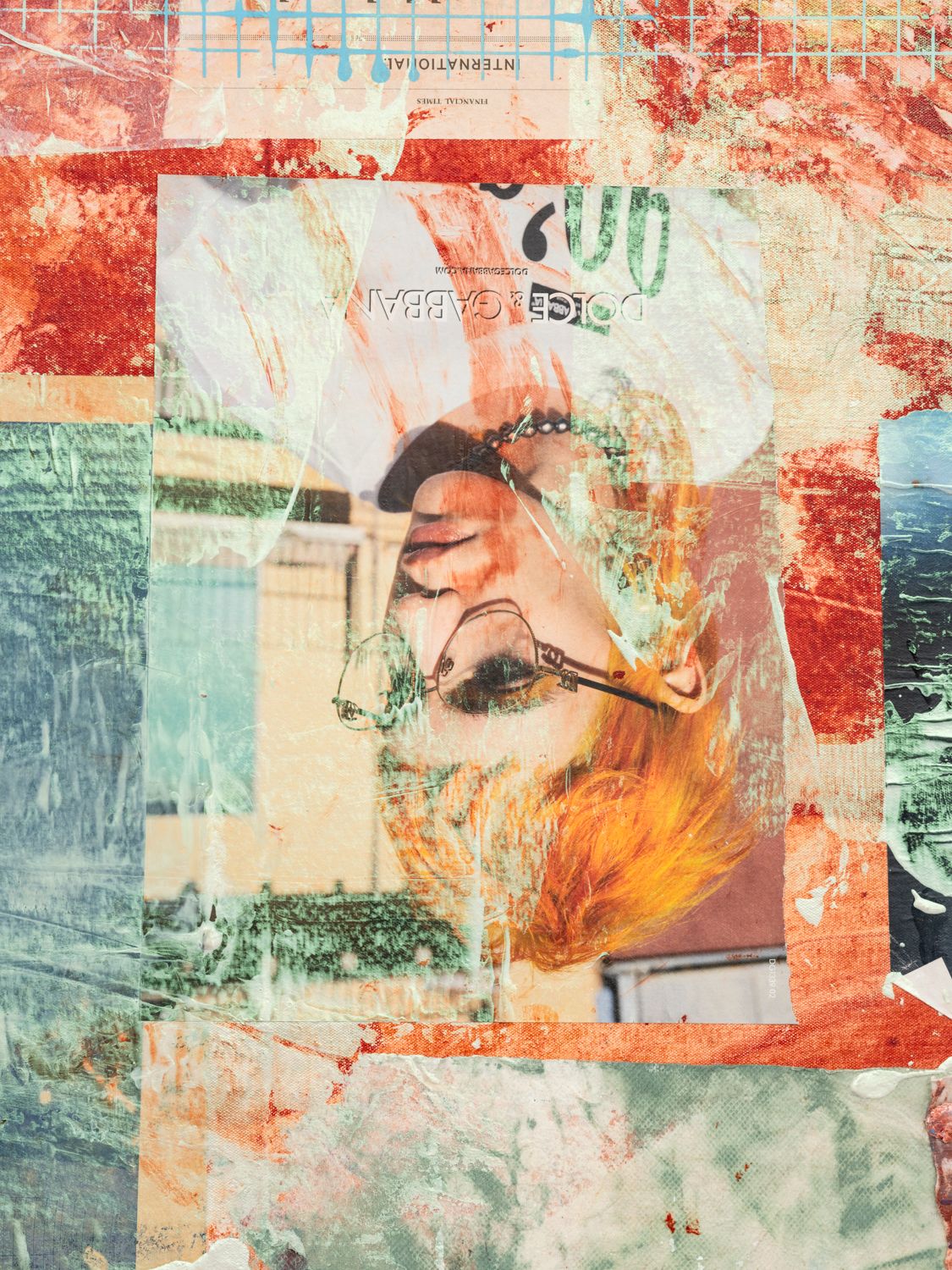 Detail of painting by Mandy El-Sayegh