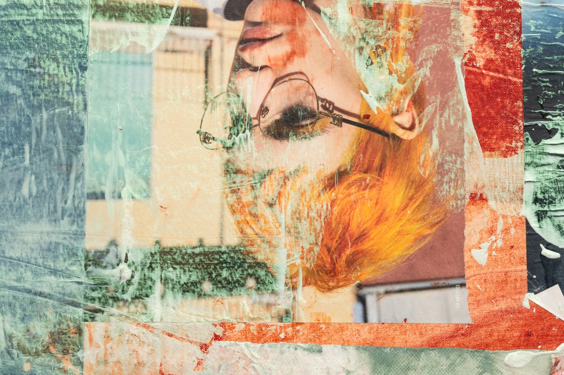 Detail of painting by Mandy El-Sayegh