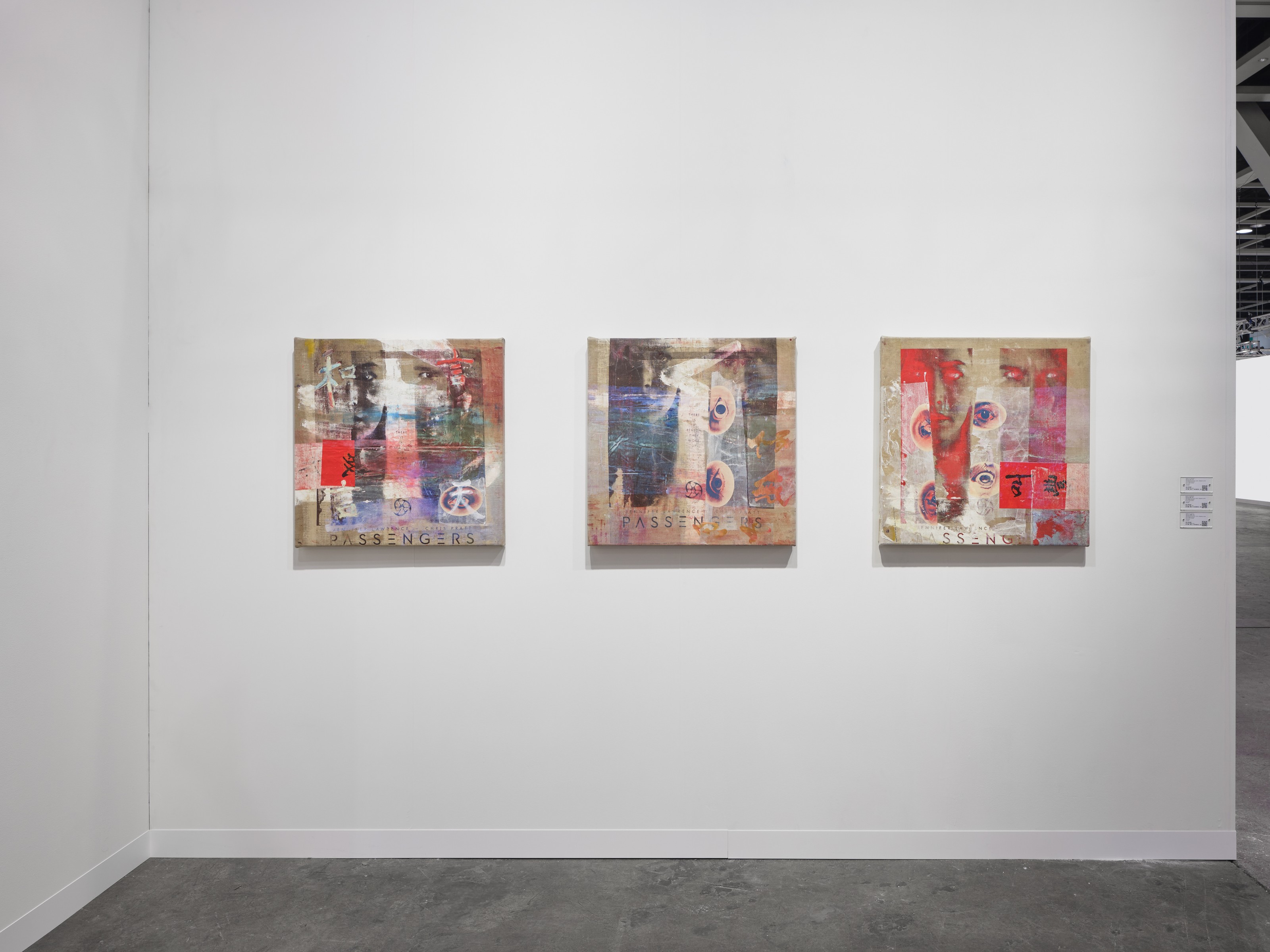 Installation view of Lehmann Maupin, Booth 1C17 at Art Basel Hong Kong