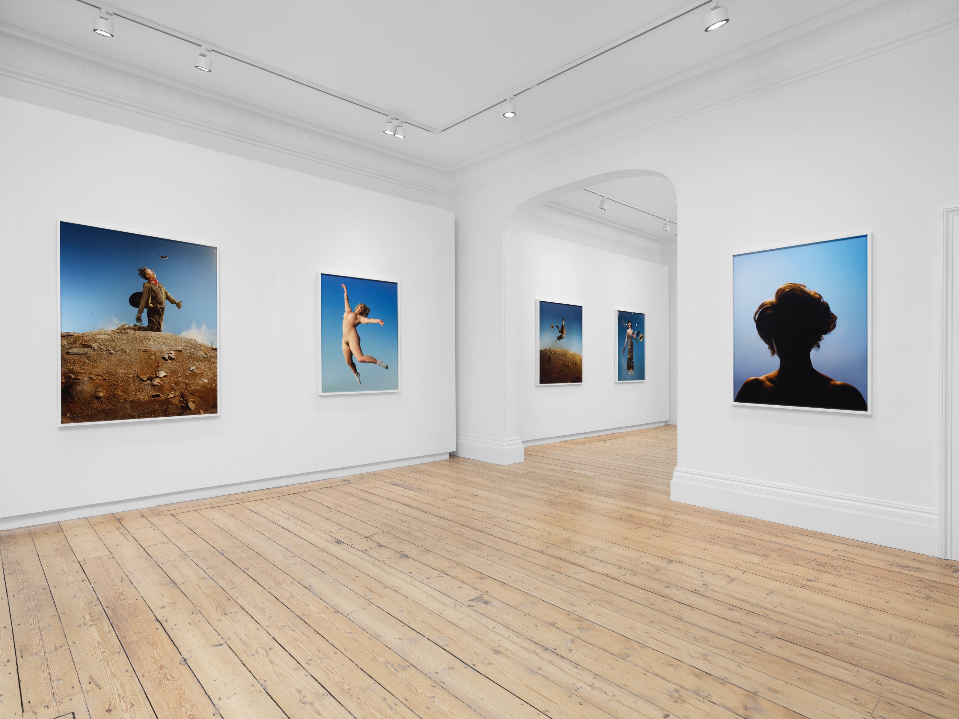 Installation view of Alex Prager at Lehmann Maupin London