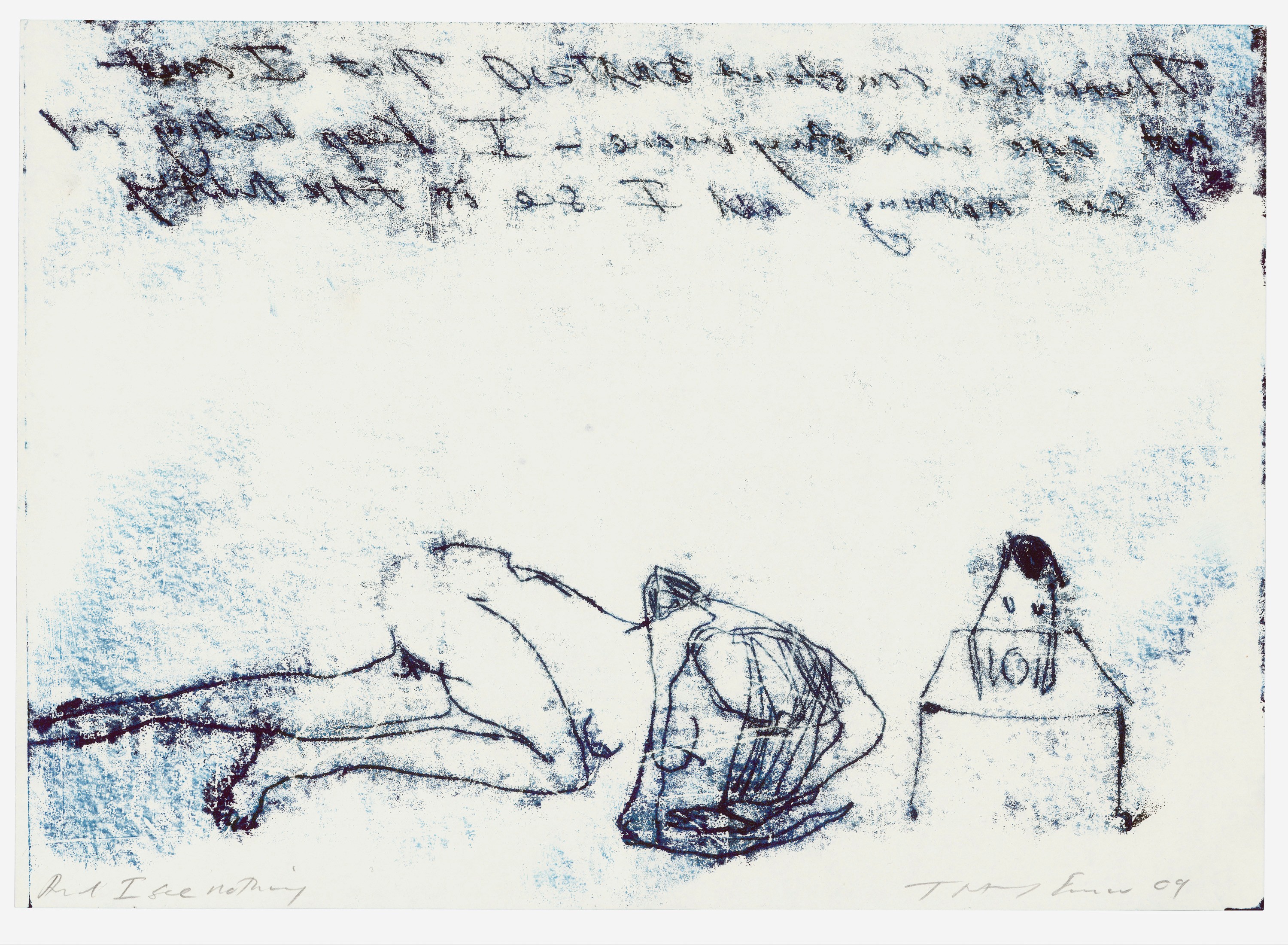 Monoprint by Tracey Emin