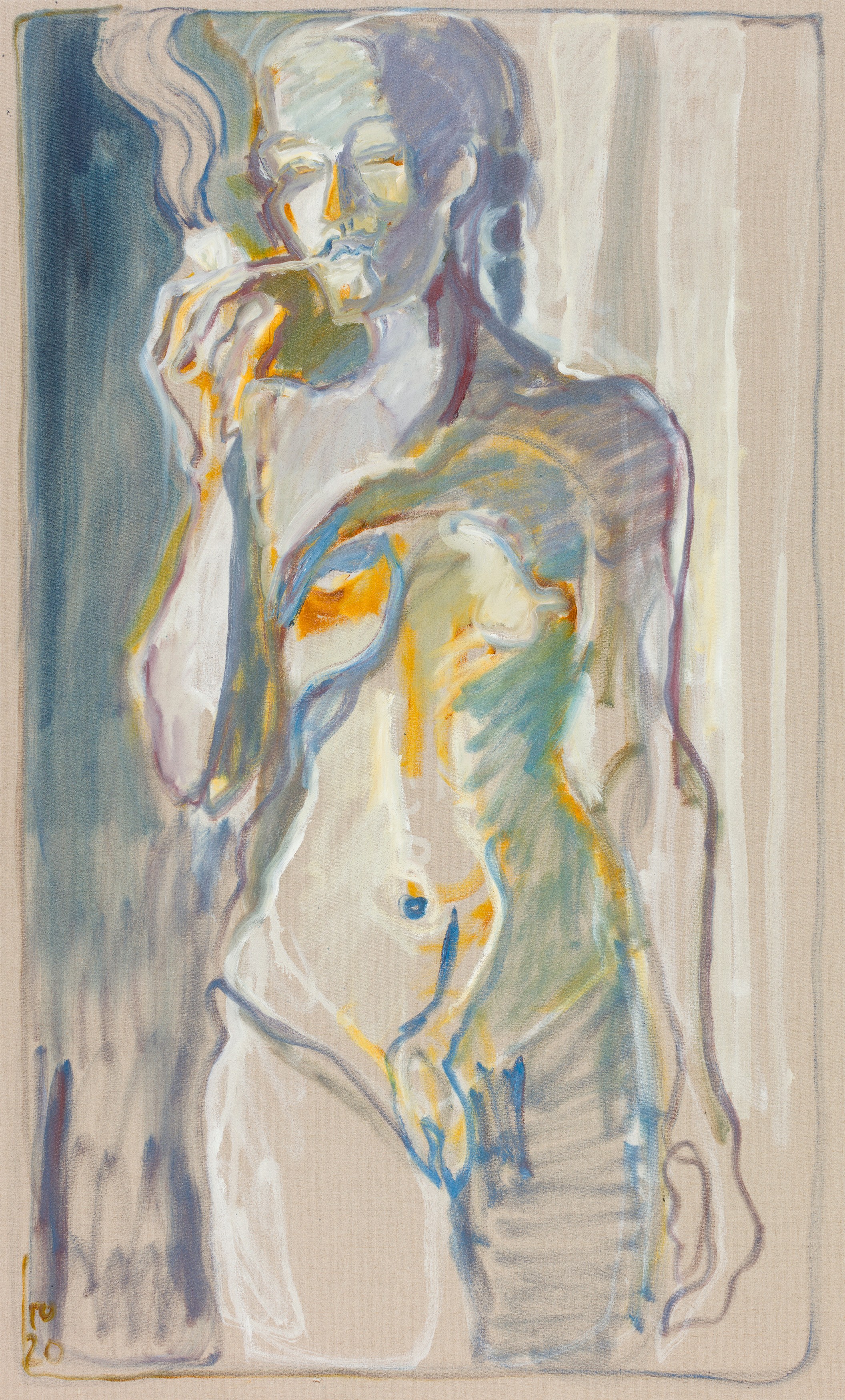 Painting by Billy Childish