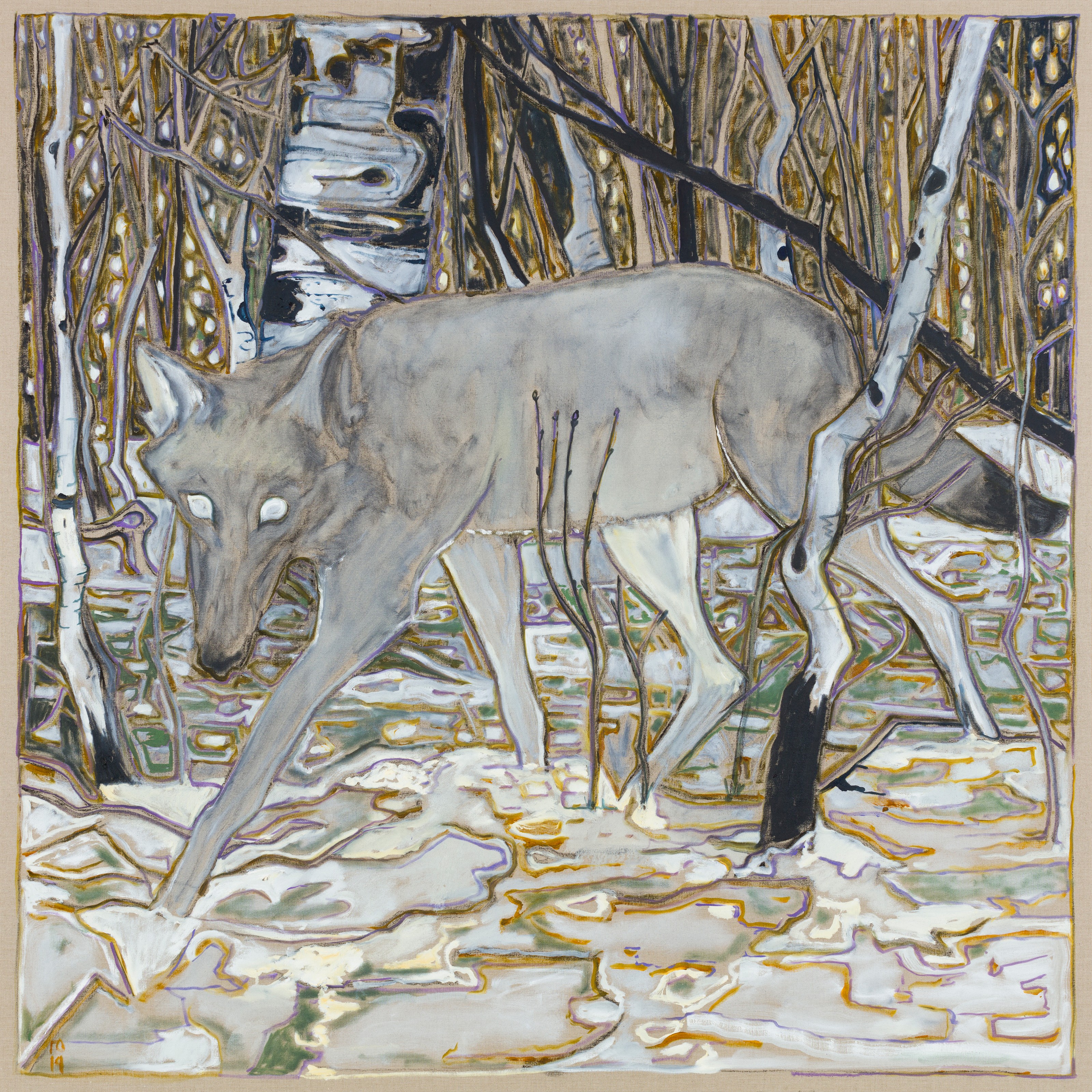 Painting by Billy Childish