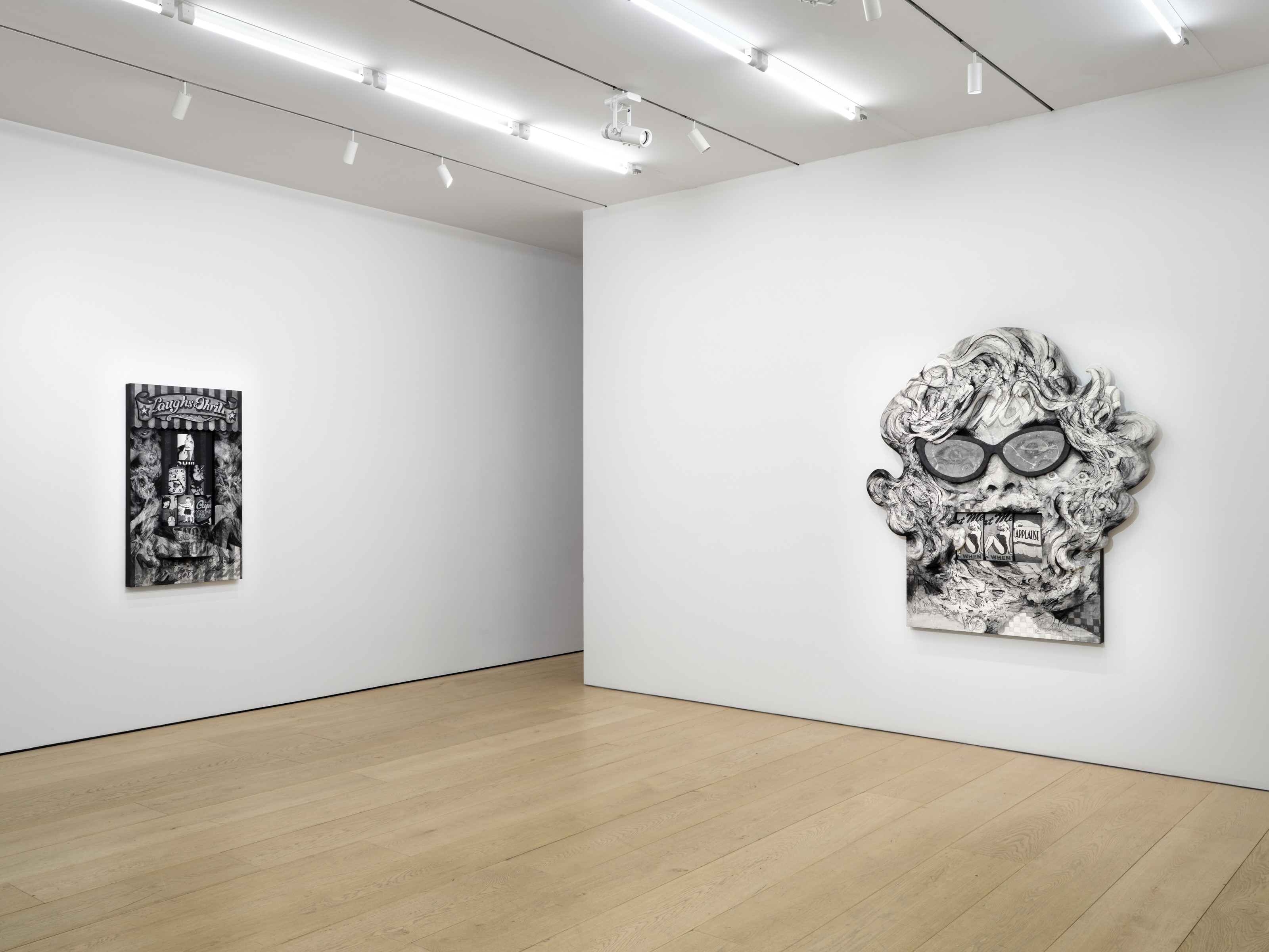 Installation view of House Rules at Lehmann Maupin New York