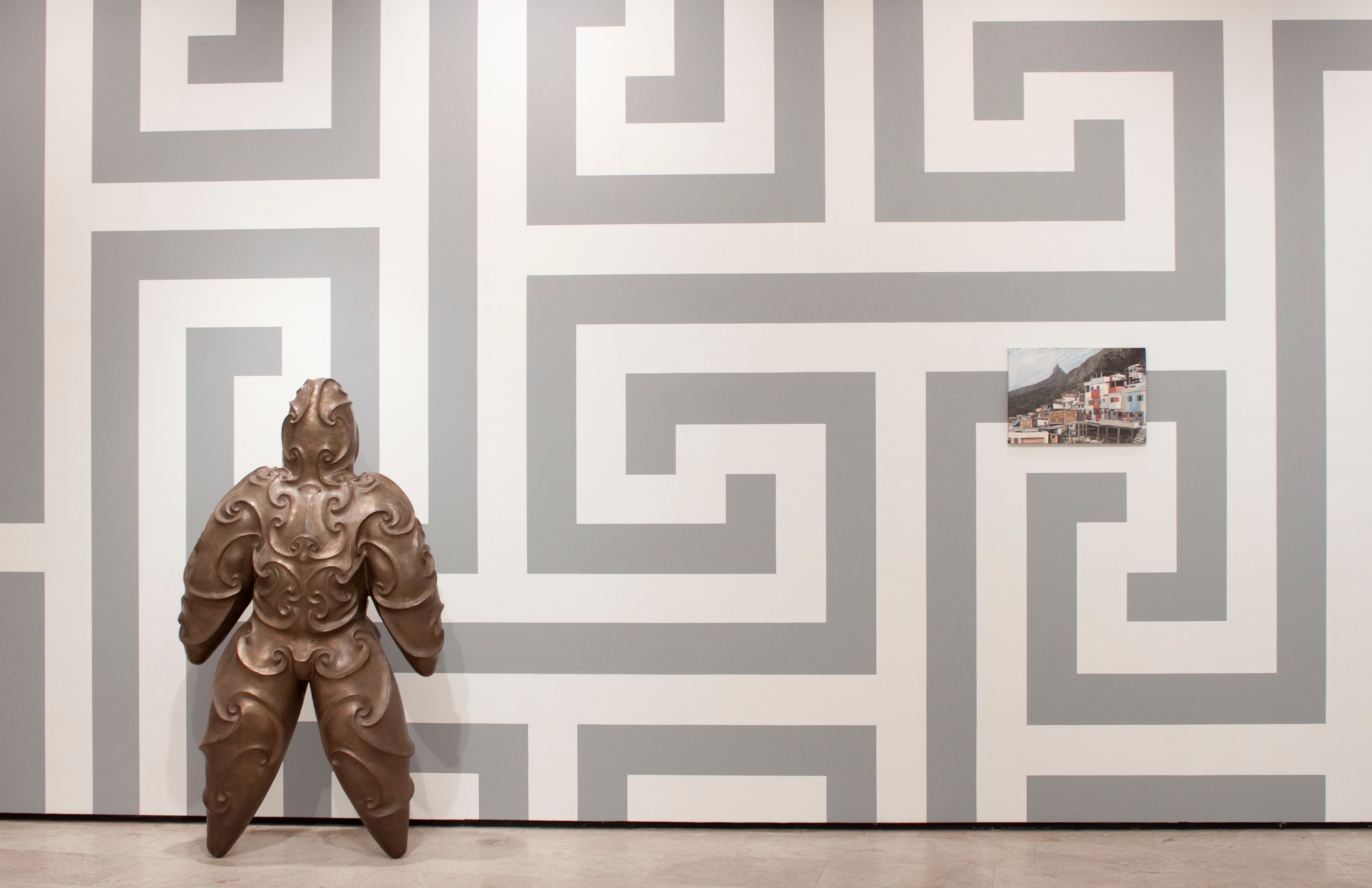 Installation view of Law of the Jungle at Lehmann Maupin New York