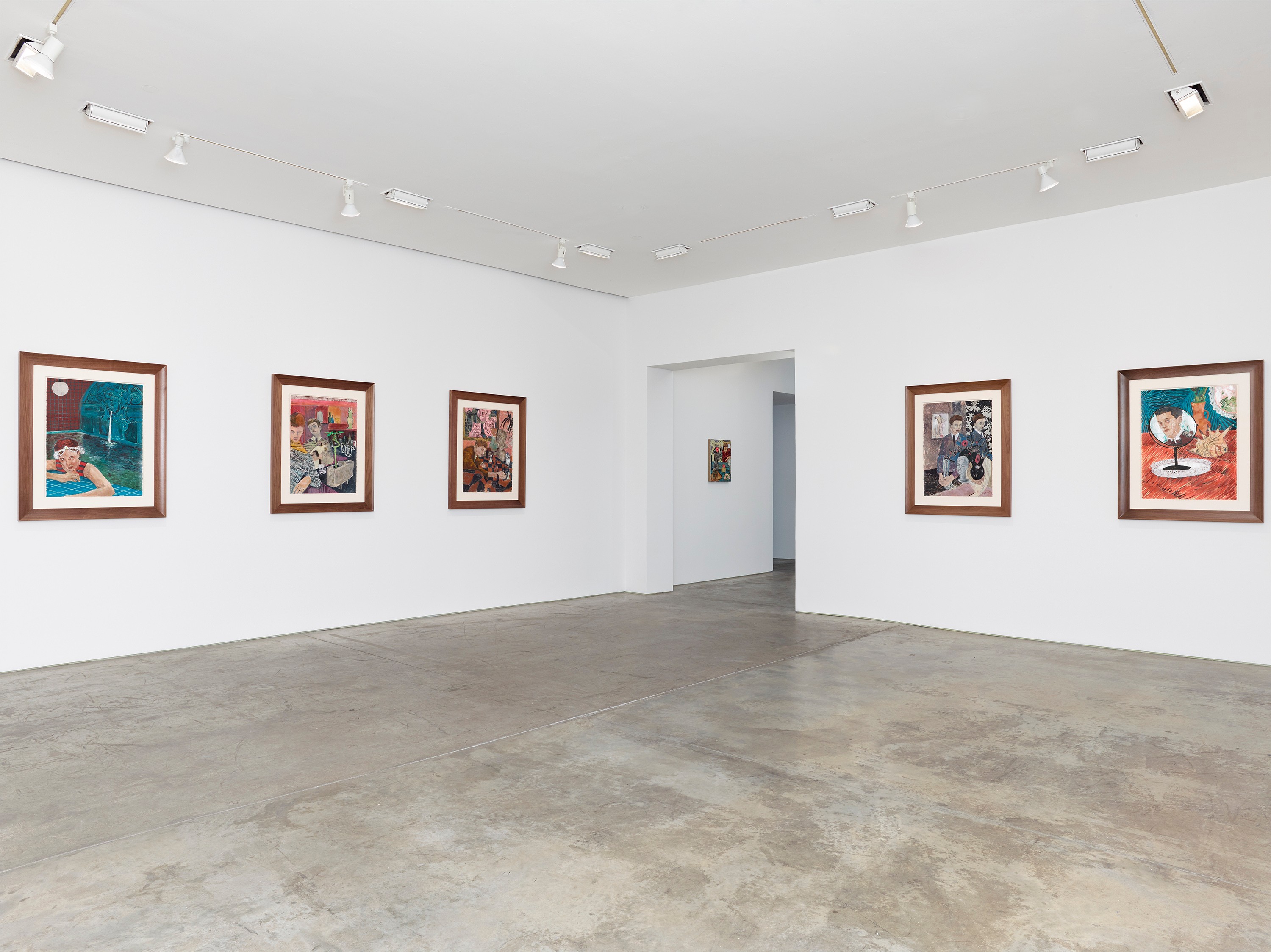 Installation view of Hernan Bas at Lehmann Maupin New York