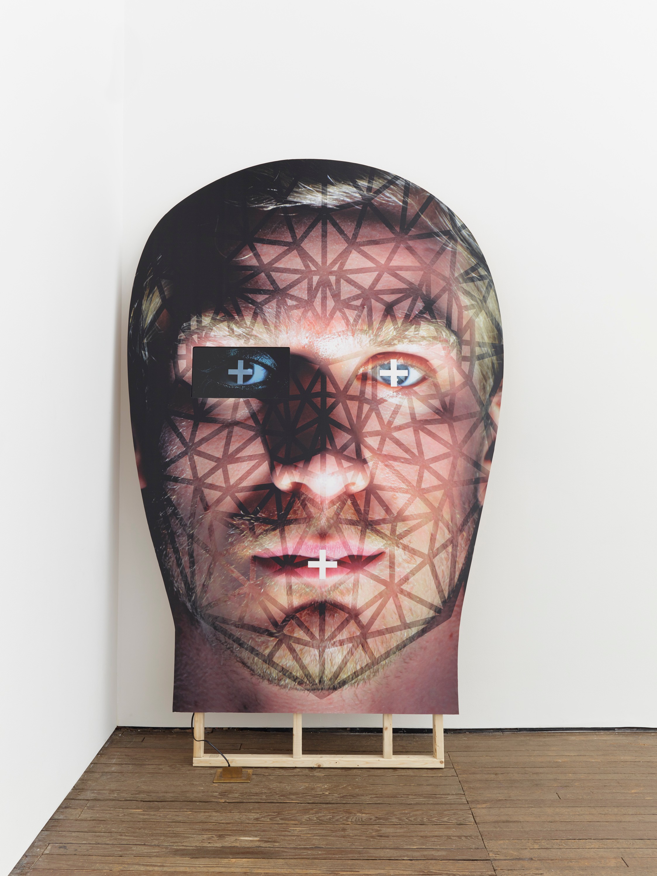 Sculpture & Video Panel by Tony Oursler