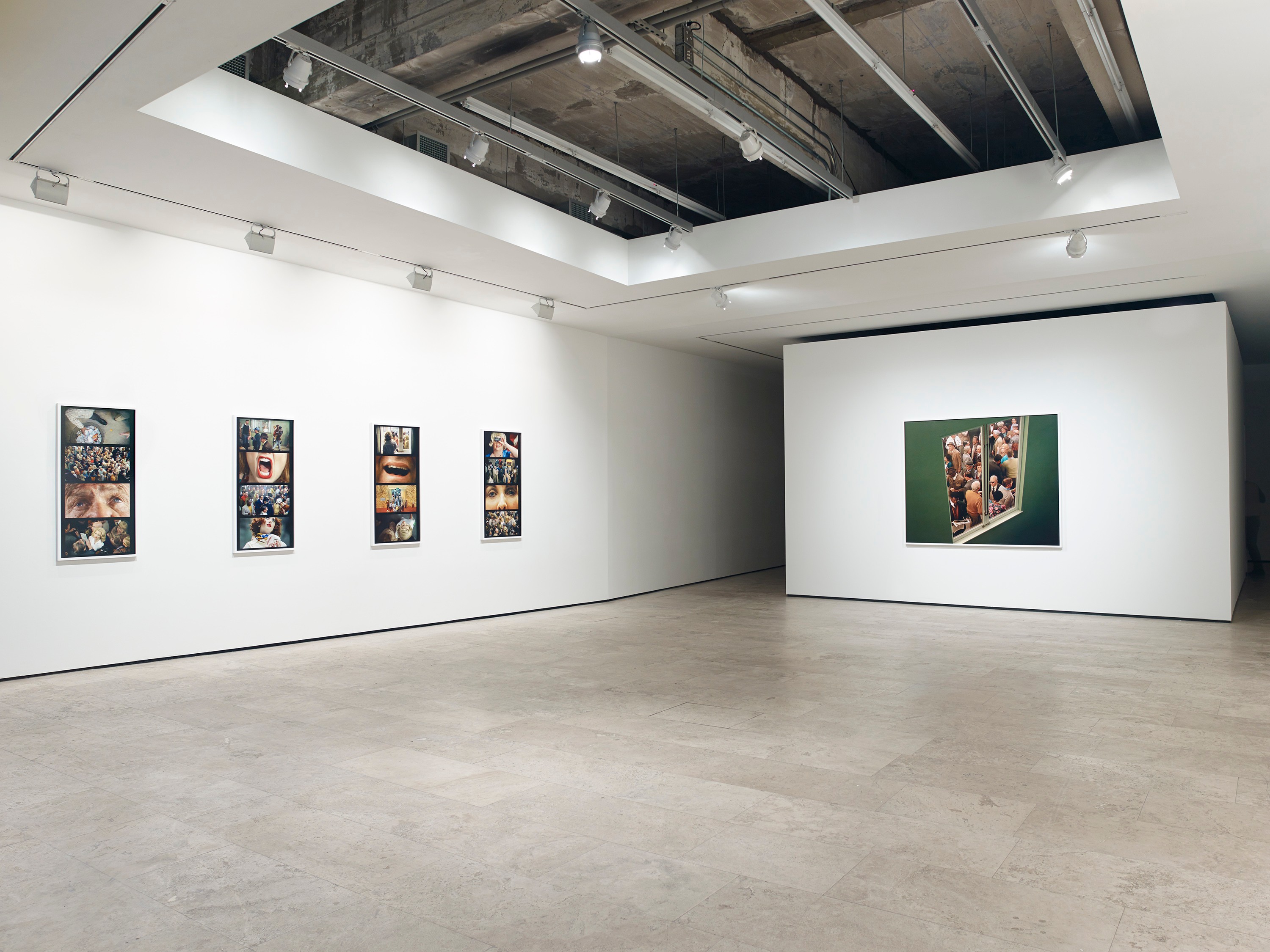 Installation view of Face in the Crowd at Lehmann Maupin New York