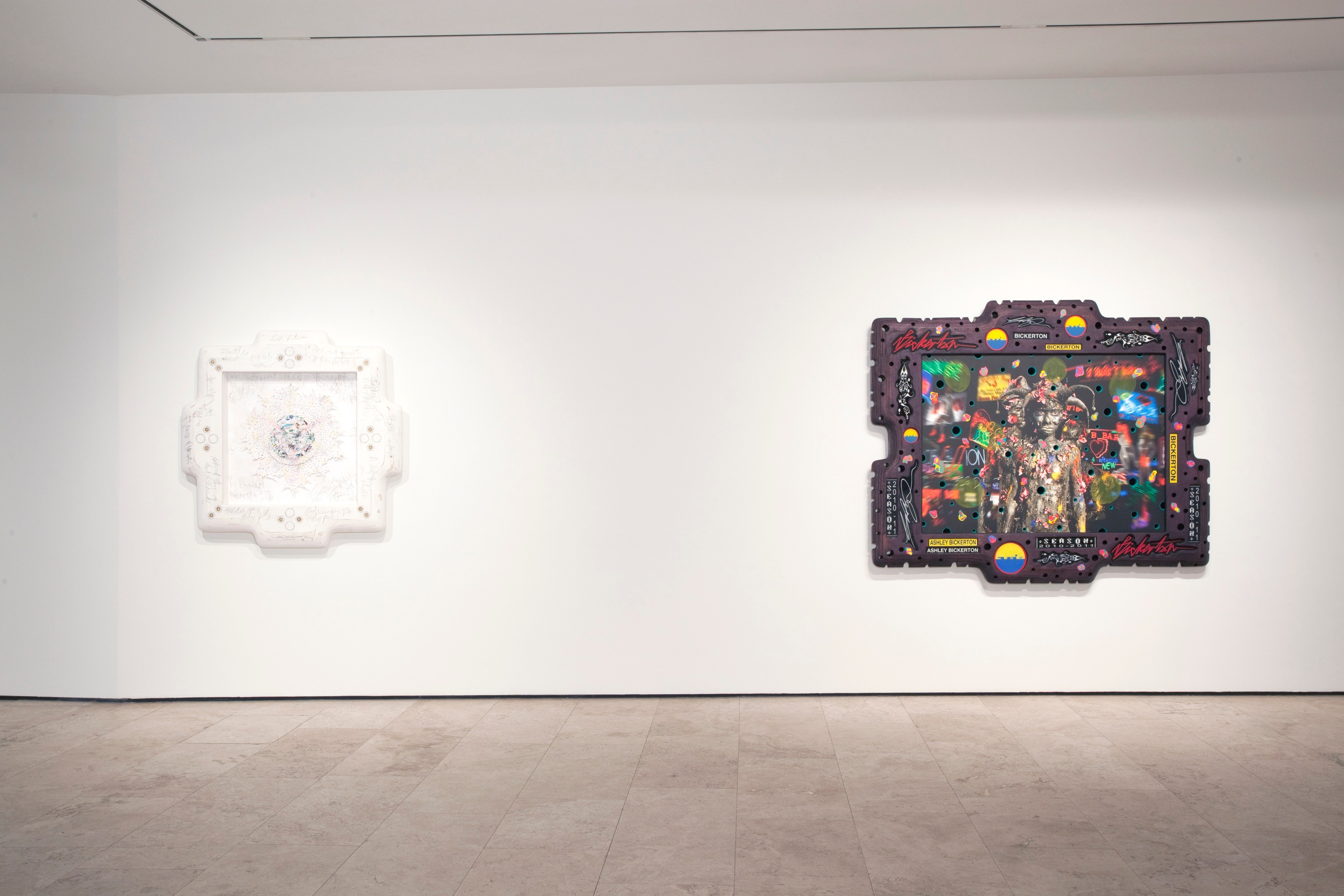 Installation view of Nocturnes at Lehmann Maupin New York