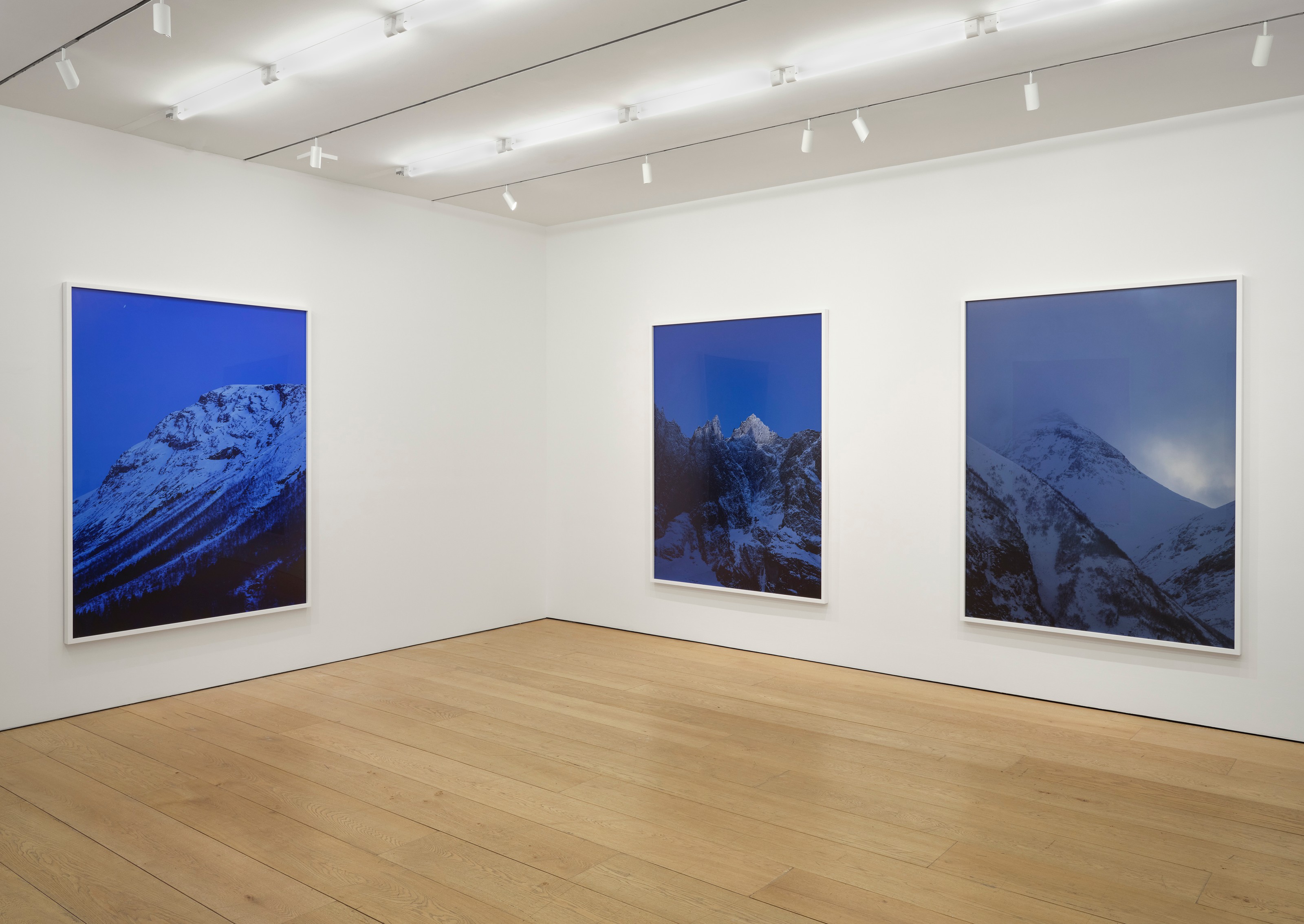 Installation view of Catherine Opie at Lehmann Maupin New York