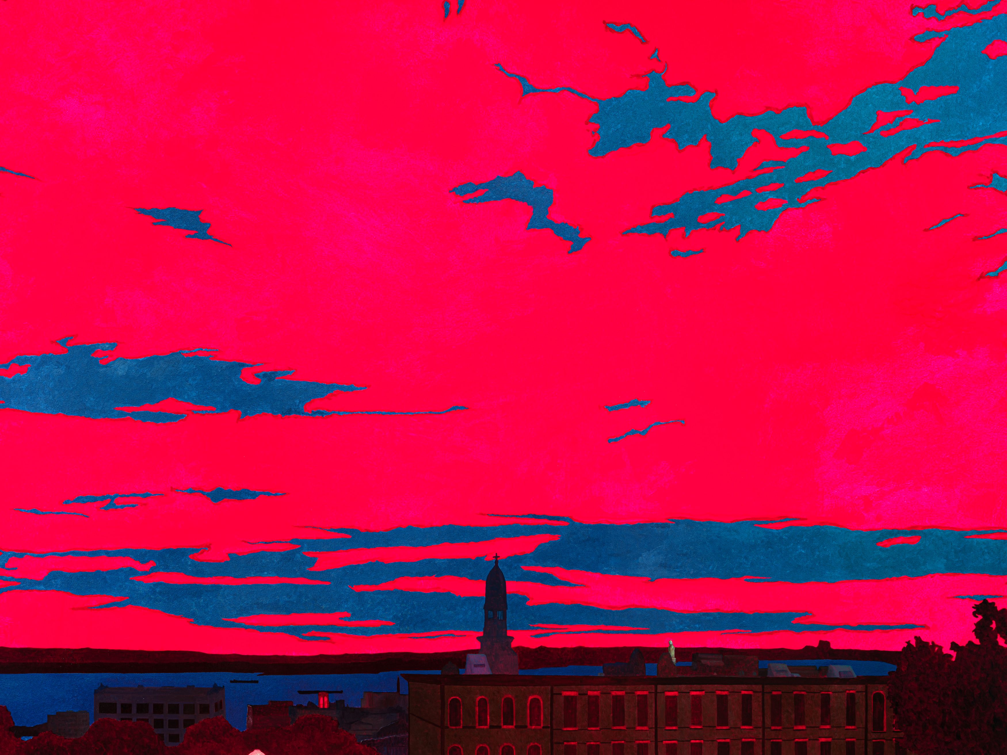 Detail of painting by Arcmanoro Niles