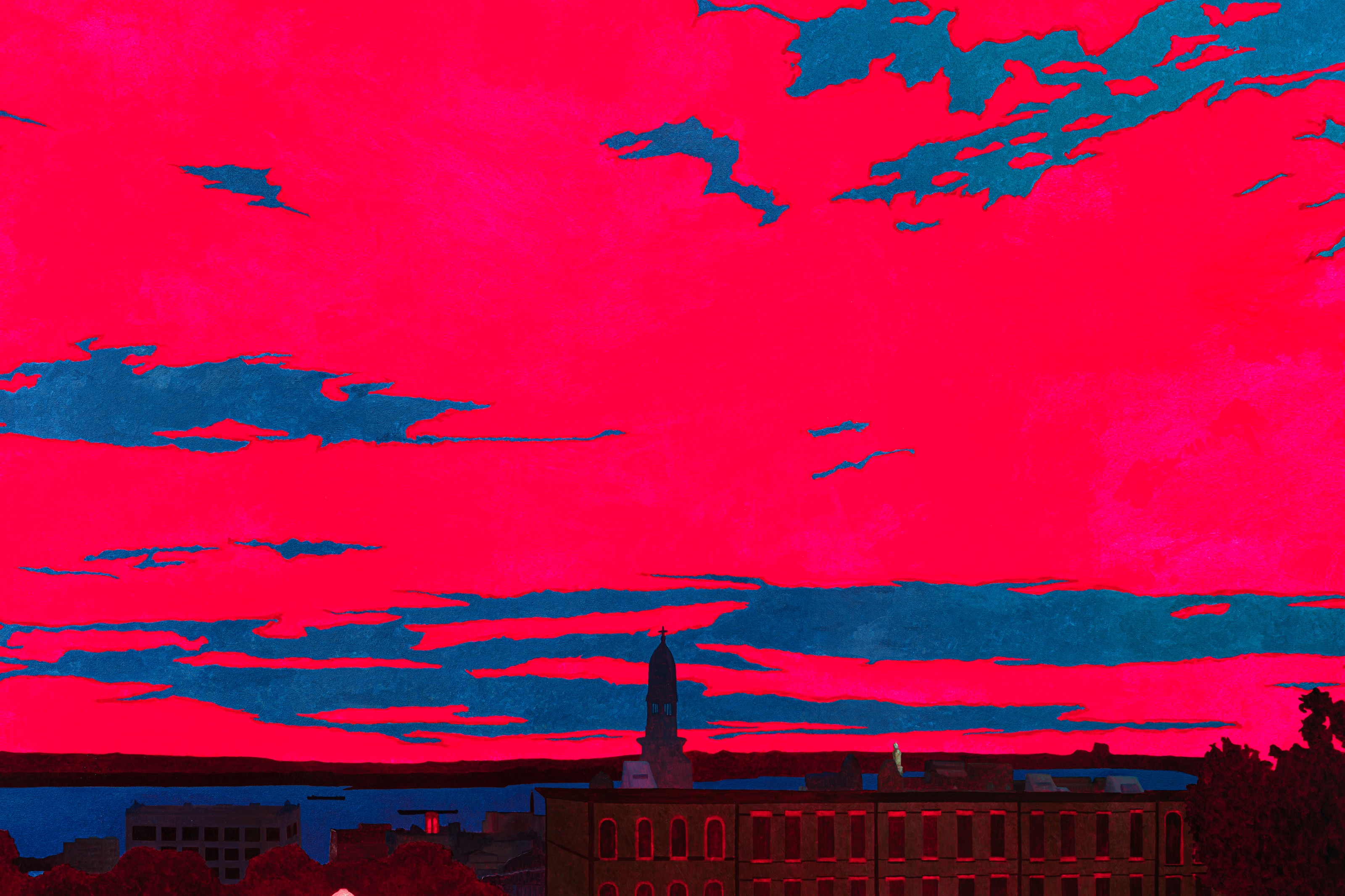 Detail of painting by Arcmanoro Niles