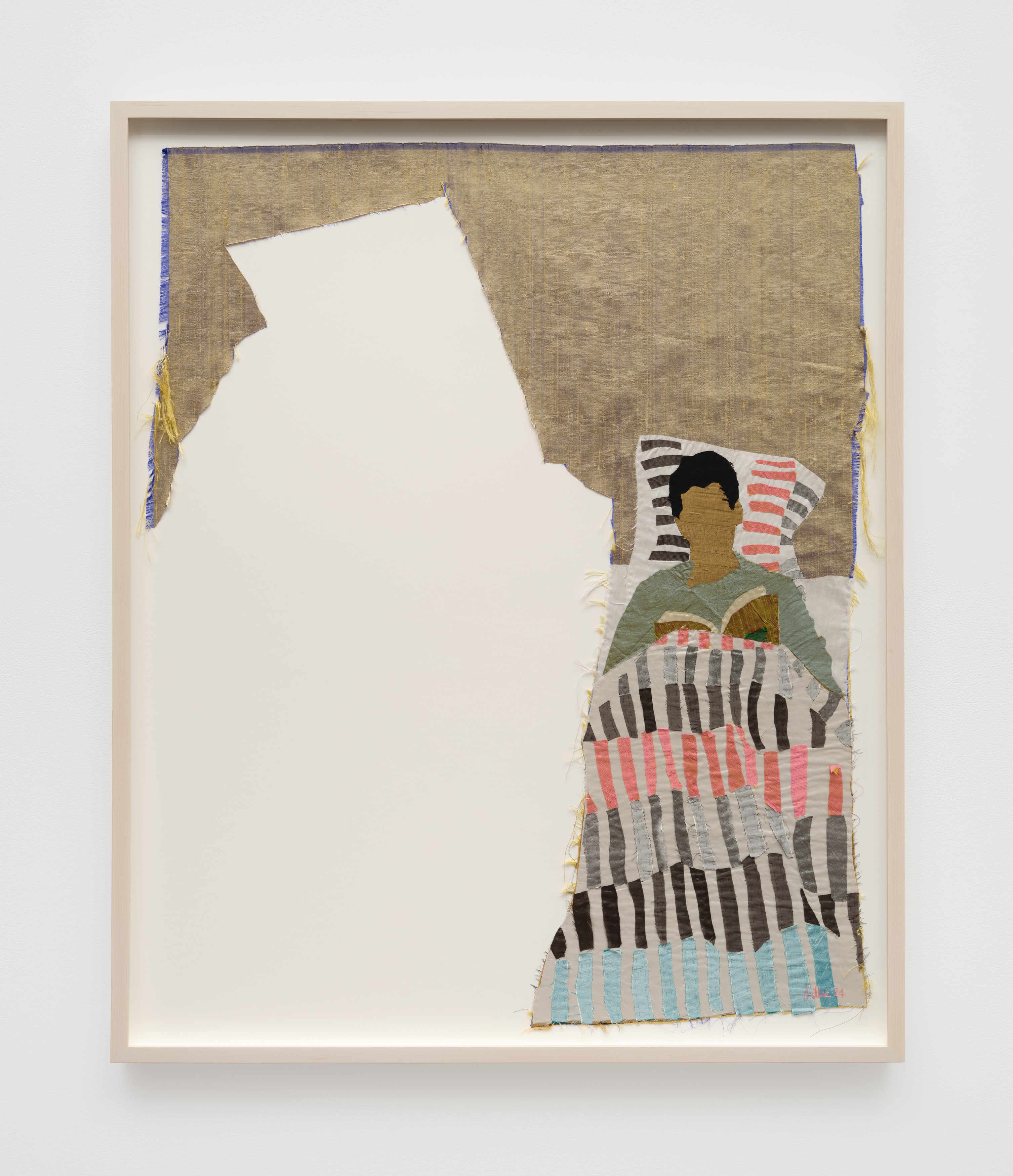 Wall work by Billie Zangewa