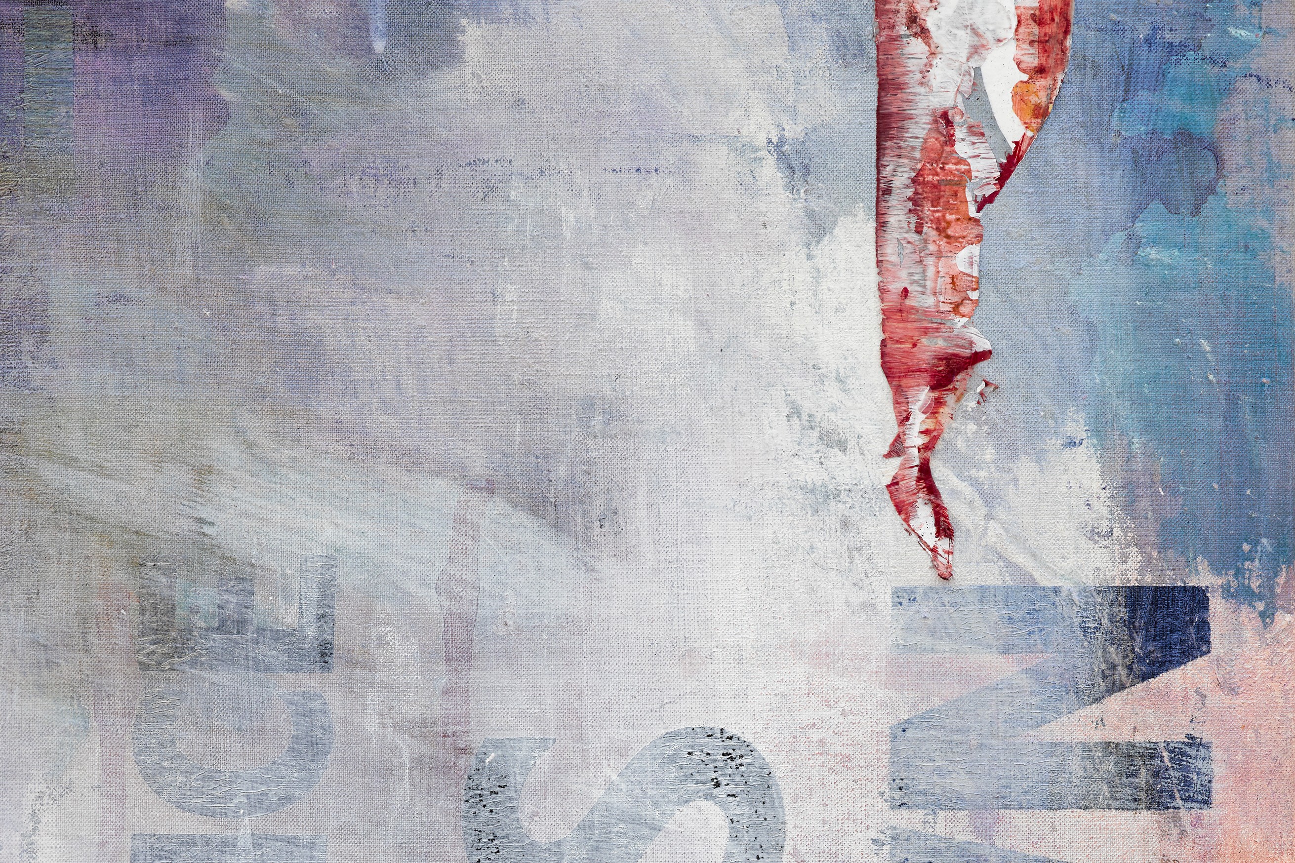 Detail of painting by Mandy El-Sayegh
