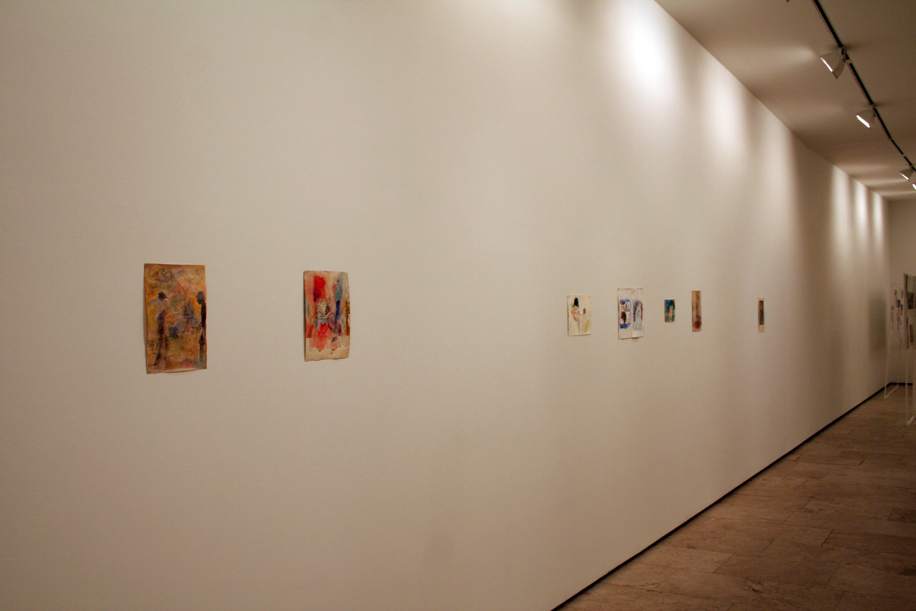 Installation view of Tobias Buche and Jonas Lipps at Lehmann Maupin New York