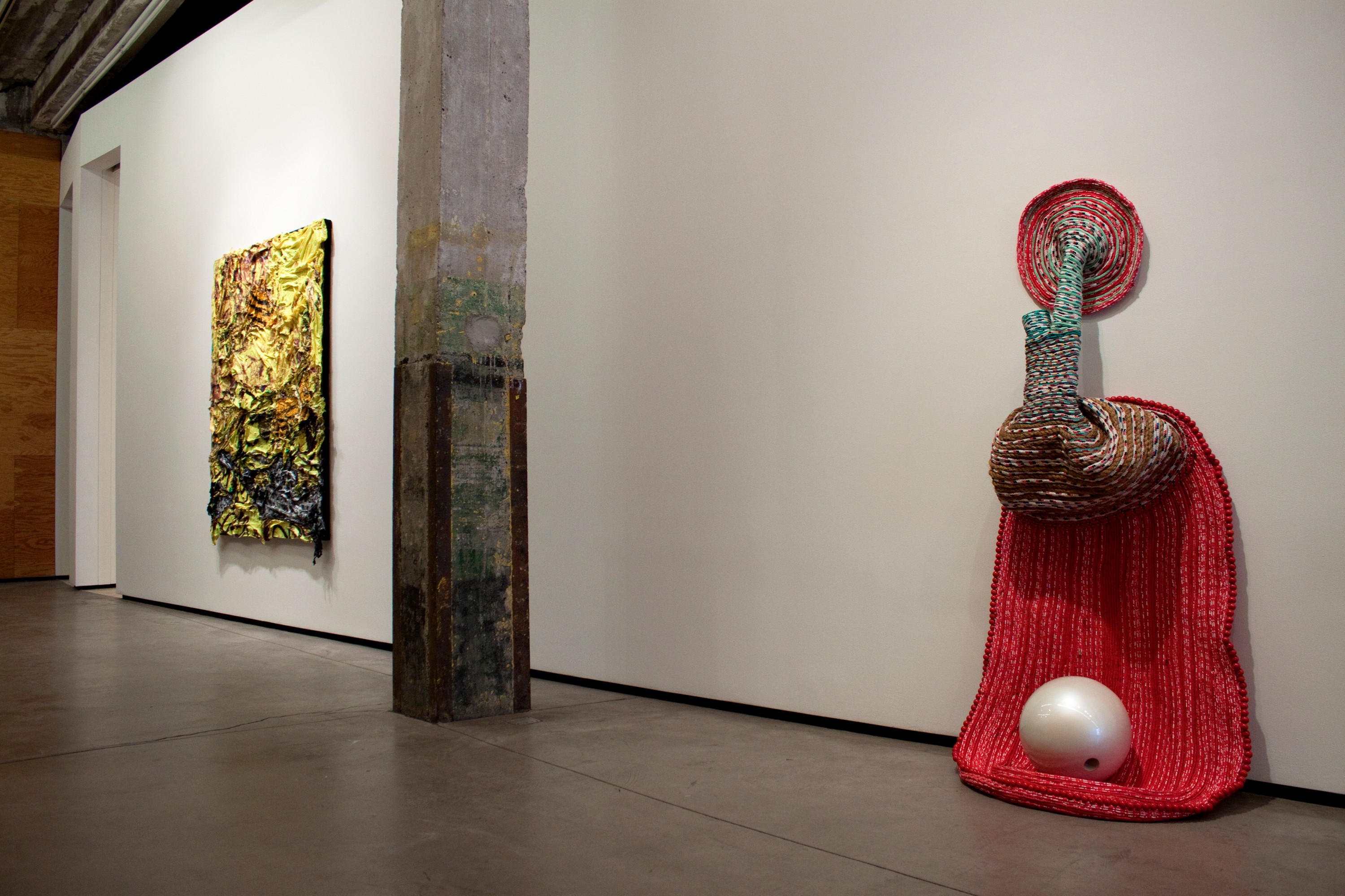Installation view of Touched at Lehmann Maupin New York