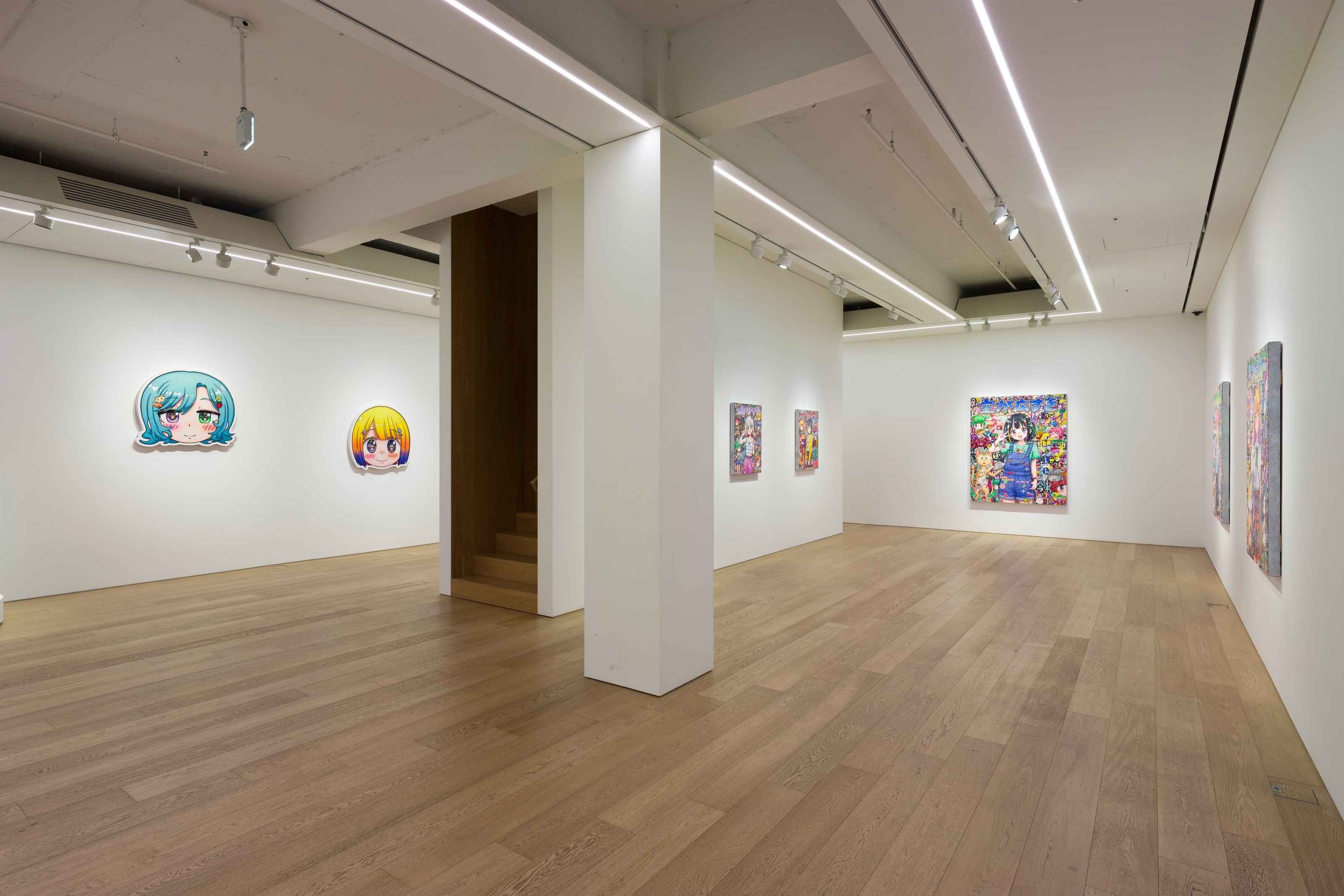 Installation view of What the Season Left Behind. Hm? The Sky's Clearing Up. at Lehmann Maupin Seoul