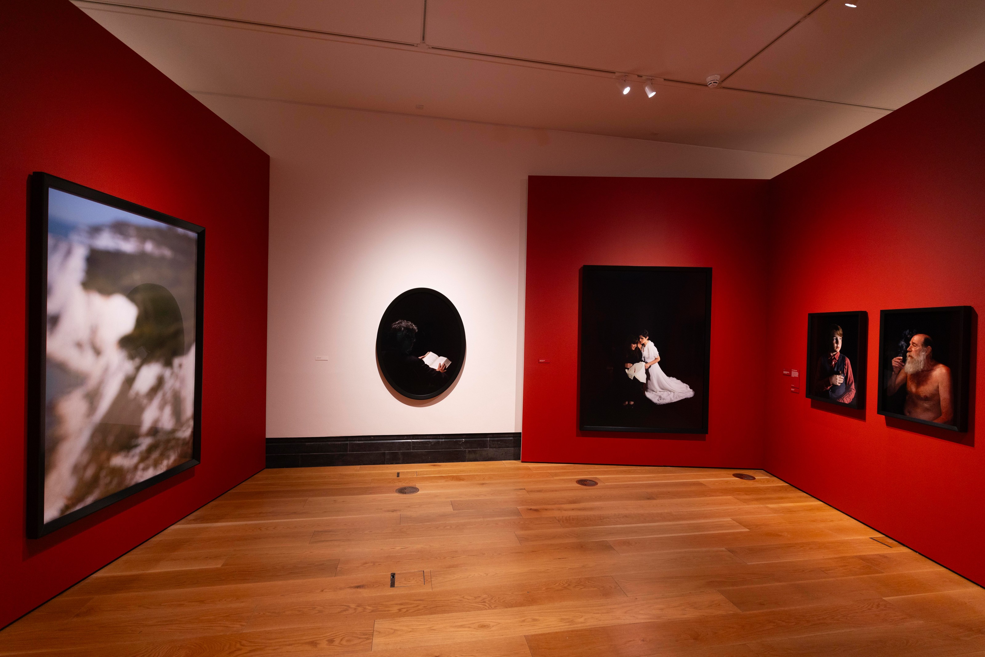 Installation view of To Be Seen at National Portrait Gallery