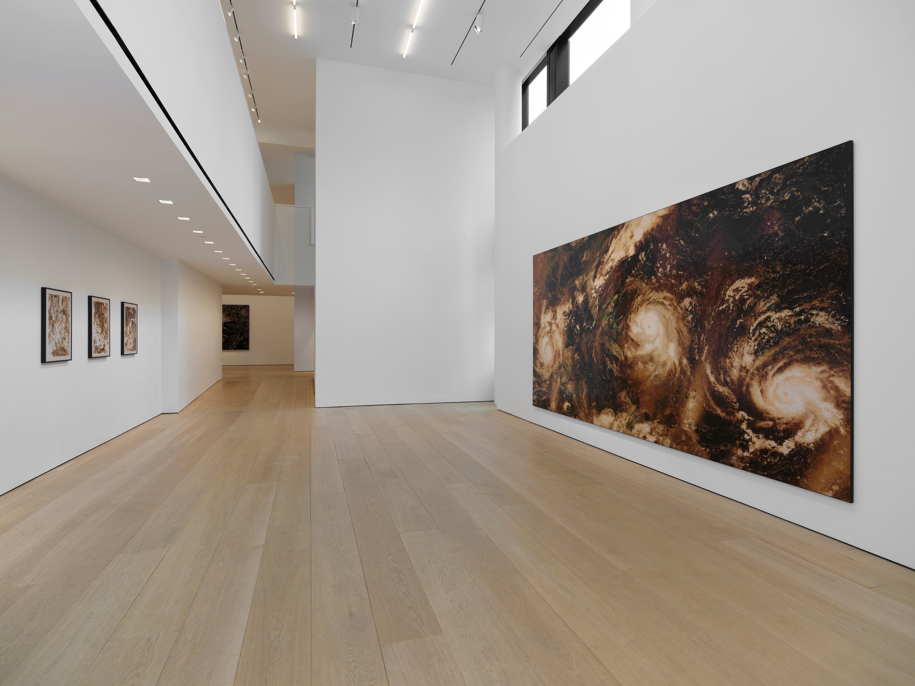 Installation view of Teresita Fernández at Lehmann Maupin New York