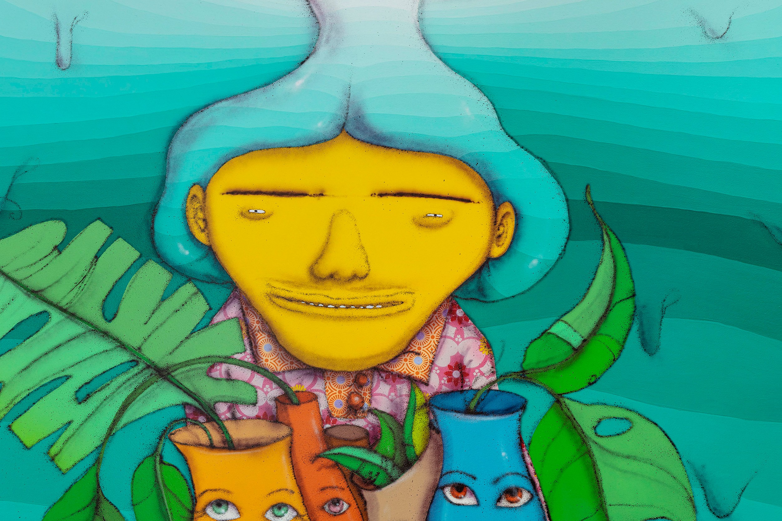 Painting by OSGEMEOS