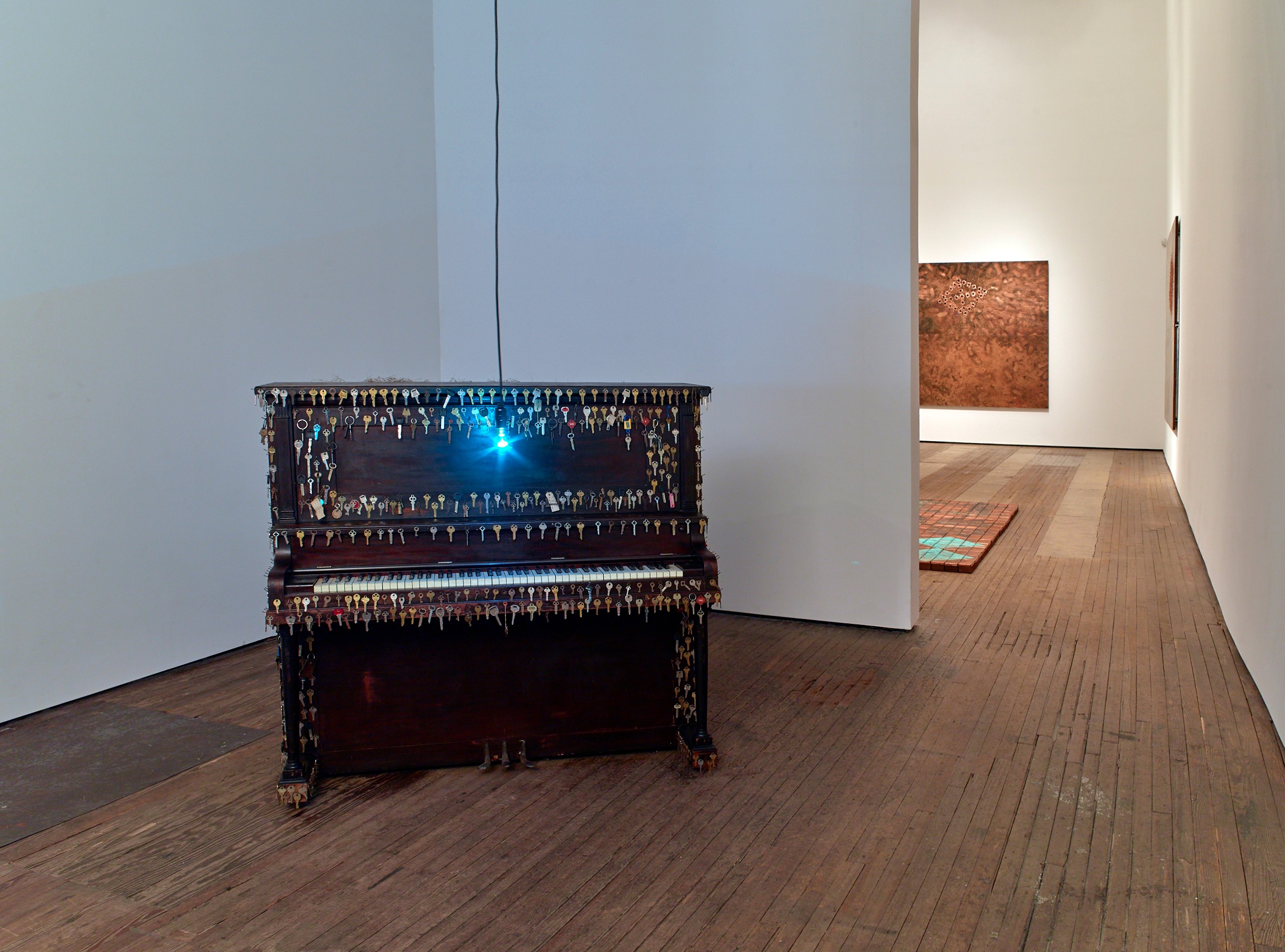 Installation view of Breathing Directions at Lehmann Maupin New York