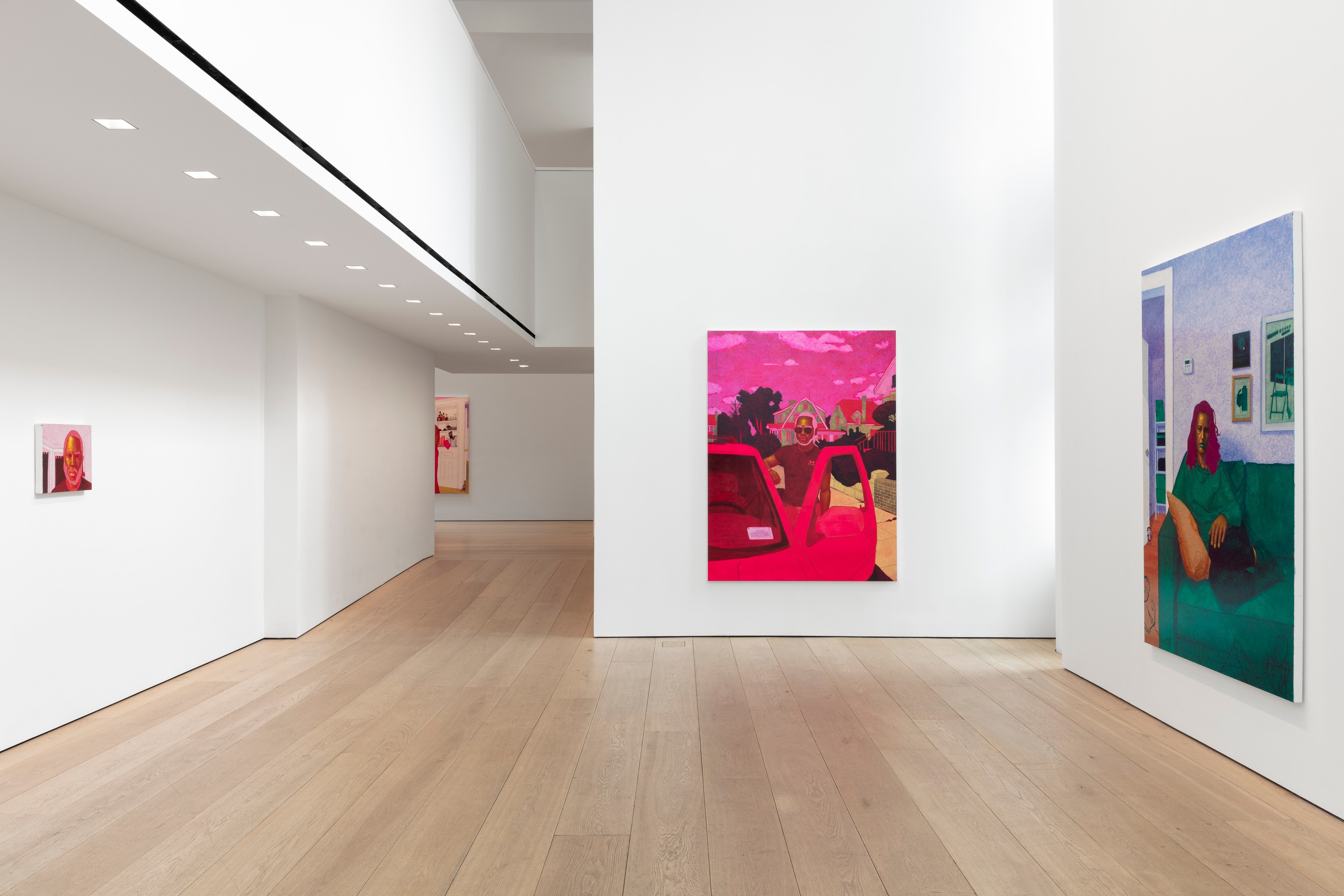 Installation view of Arcmanoro Niles at Lehmann Maupin New York