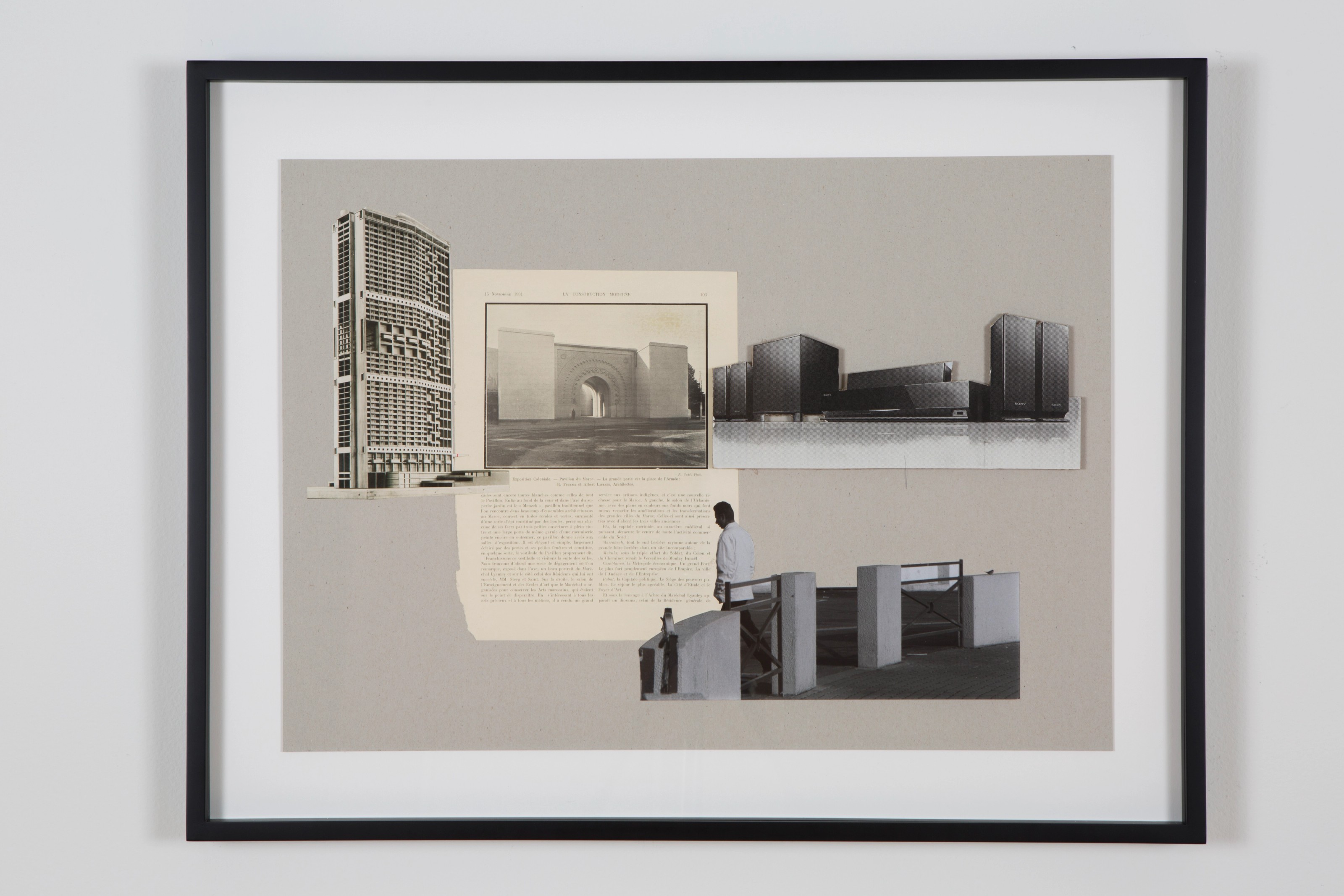 Work on paper by Kader Attia