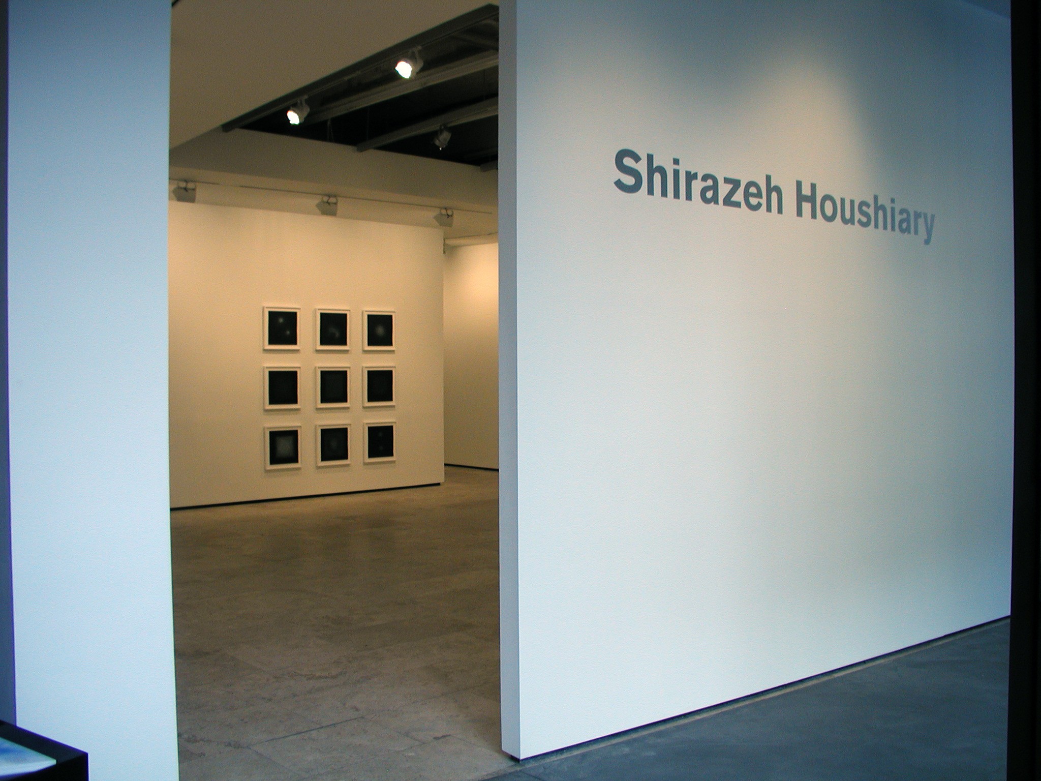 Installation view of Shirazeh Houshiary at Lehmann Maupin New York