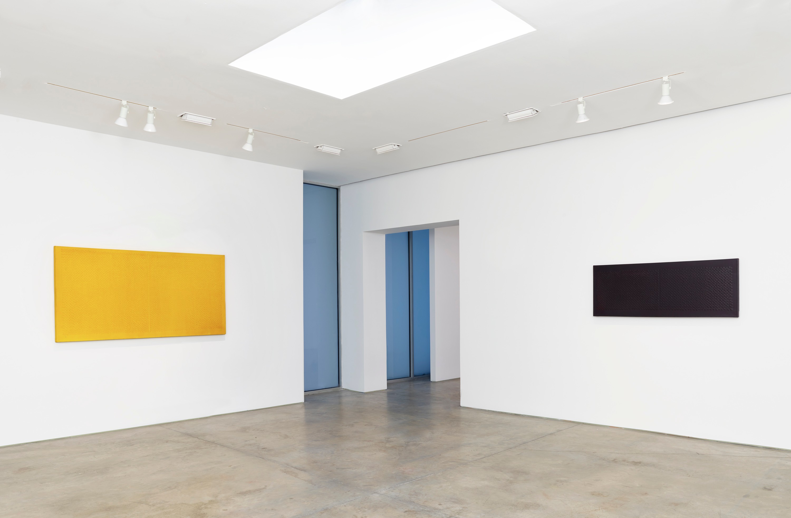Installation view of Kim Guiline at Lehmann Maupin New York