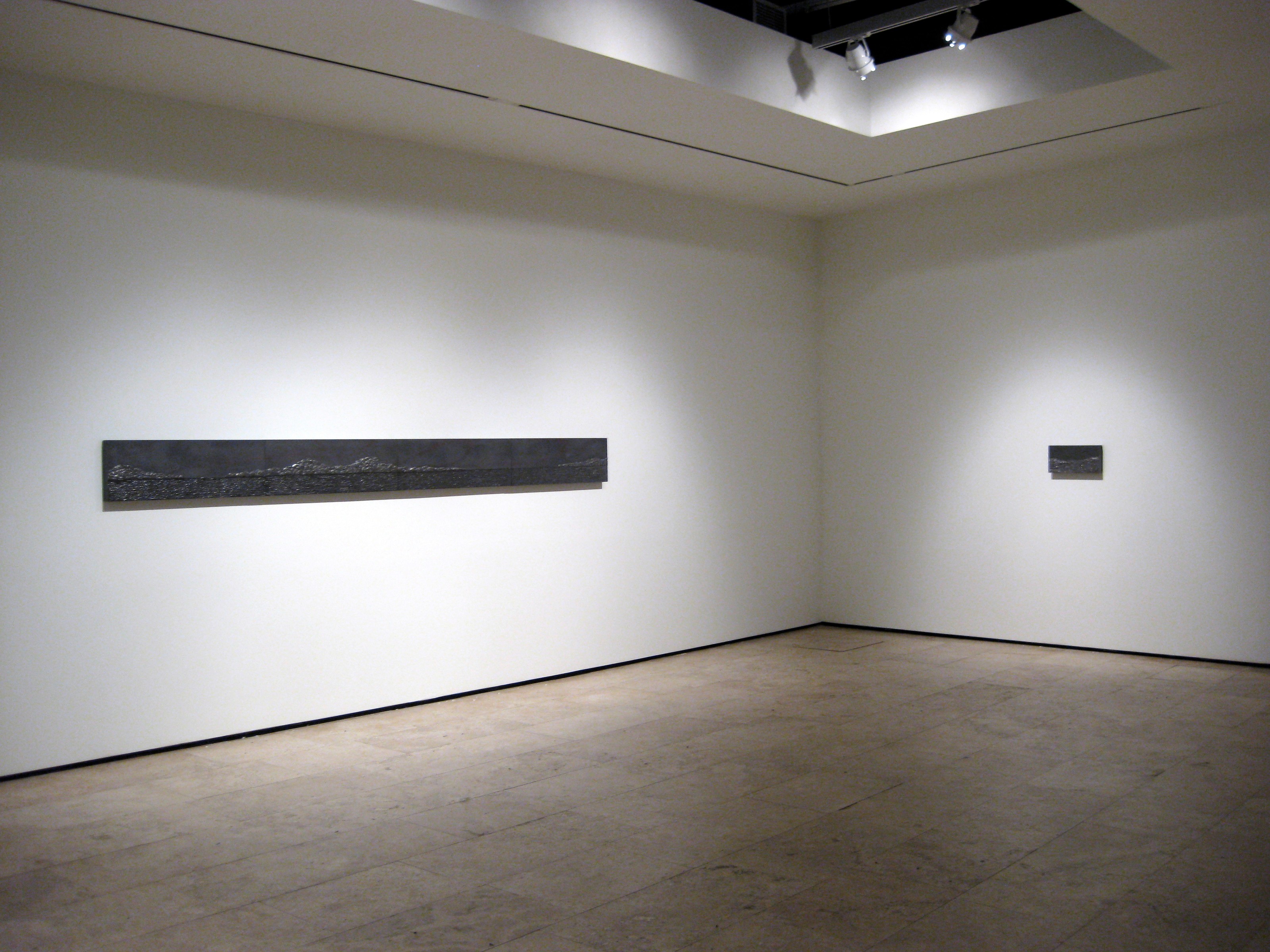 Installation view of Teresita Fernández at Lehmann Maupin New York