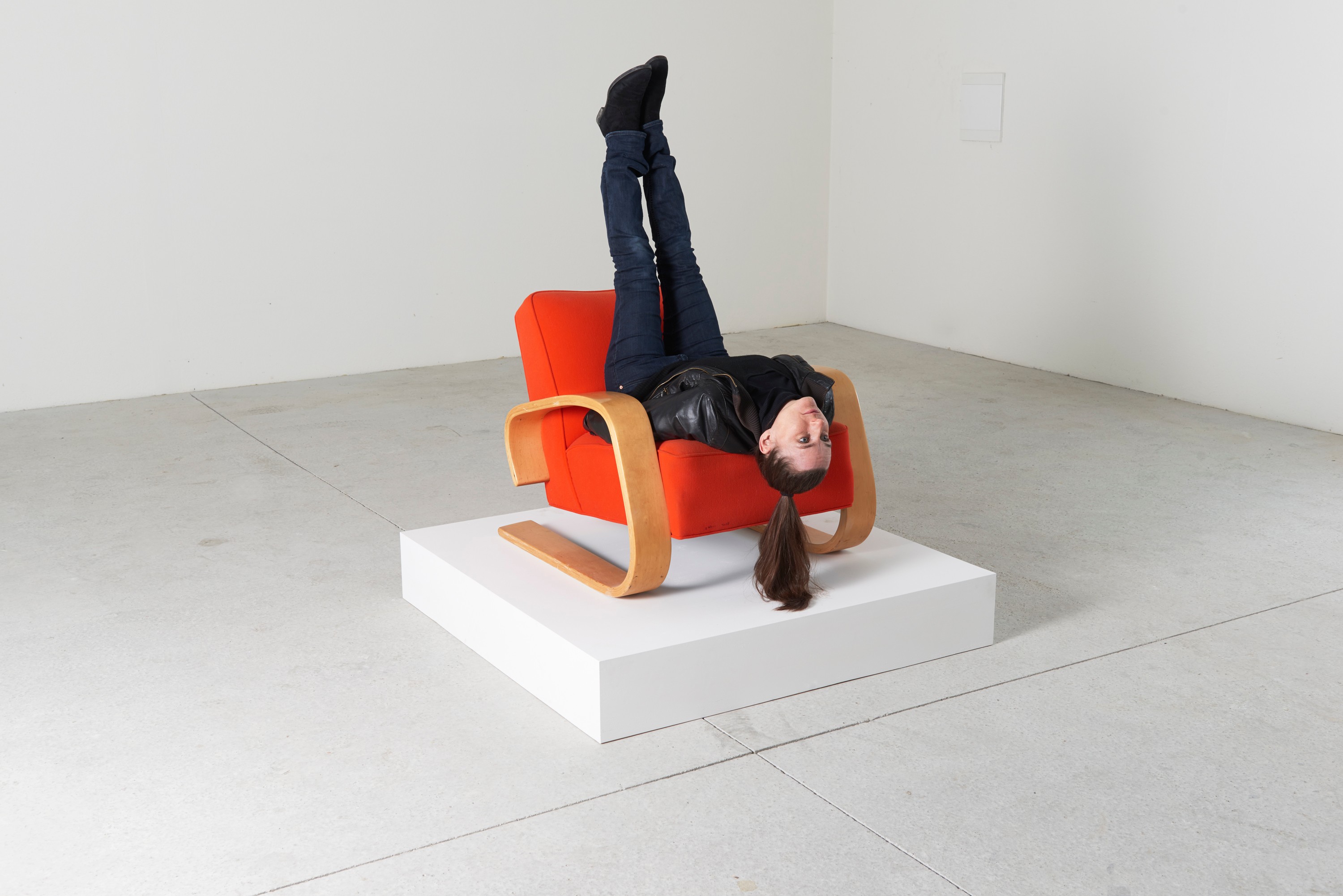 One Minute Sculpture by Erwin Wurm