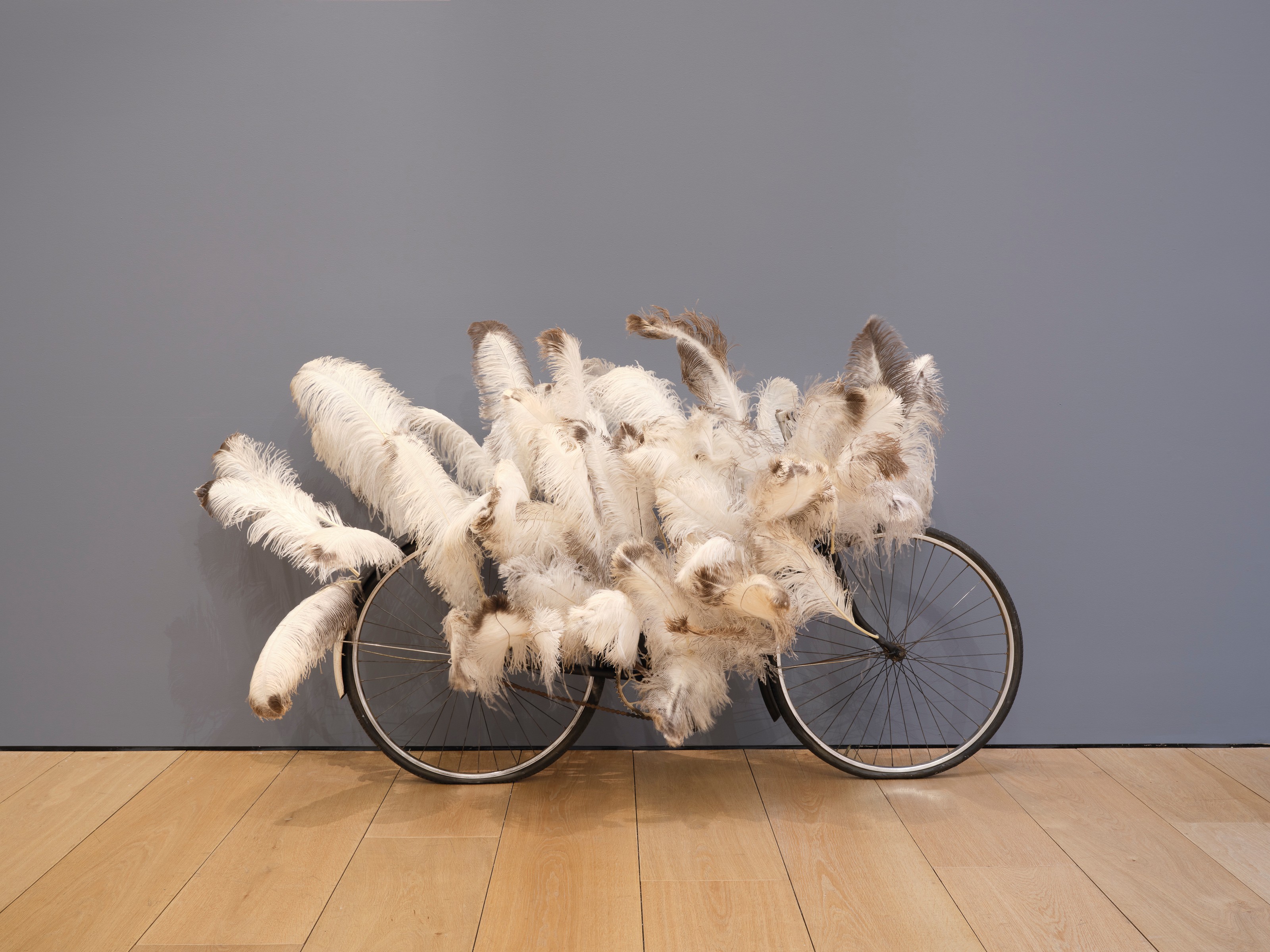 Installation view of Robin Rhode at Lehmann Maupin New York