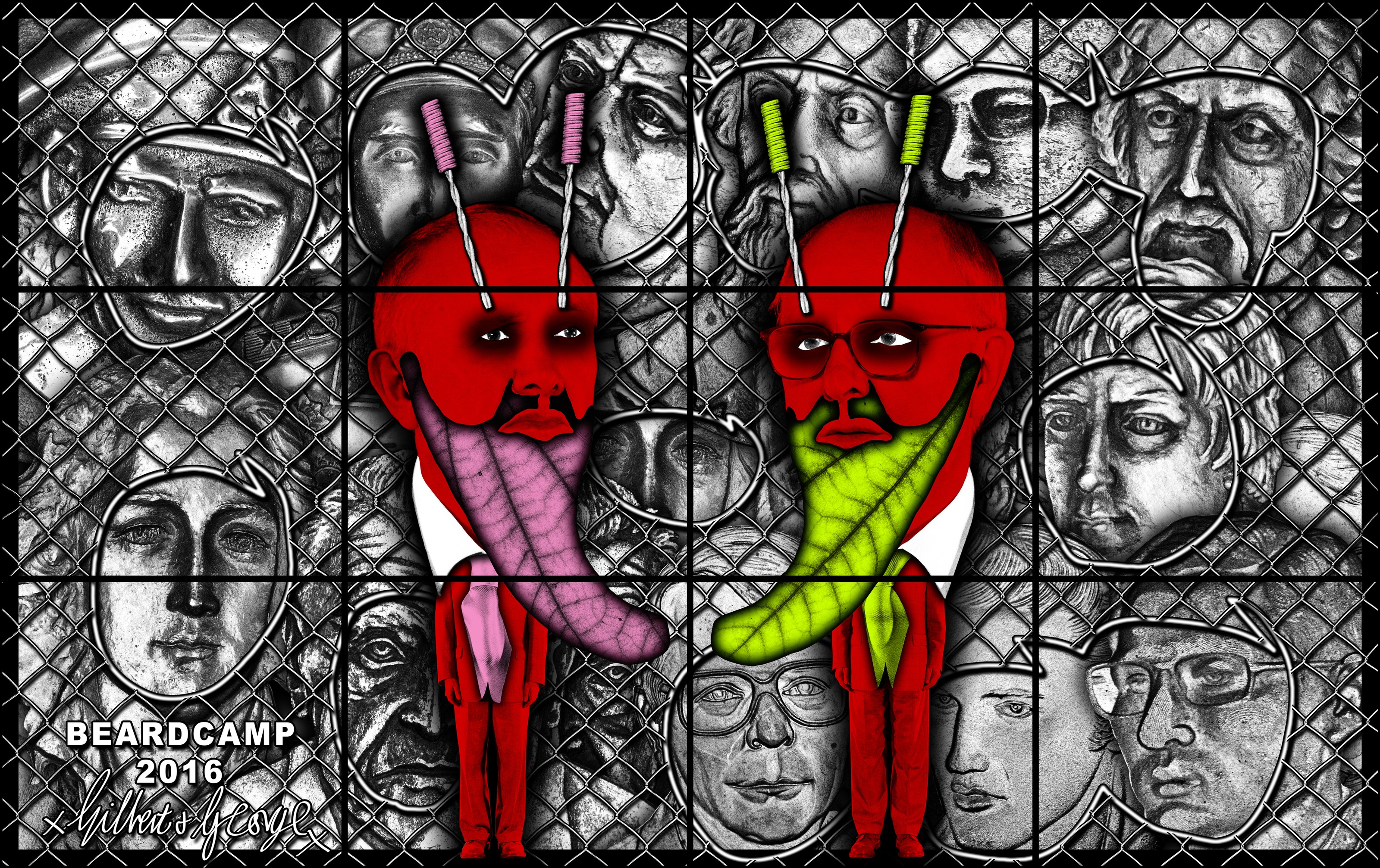 The Beard Pictures by Gilbert & George