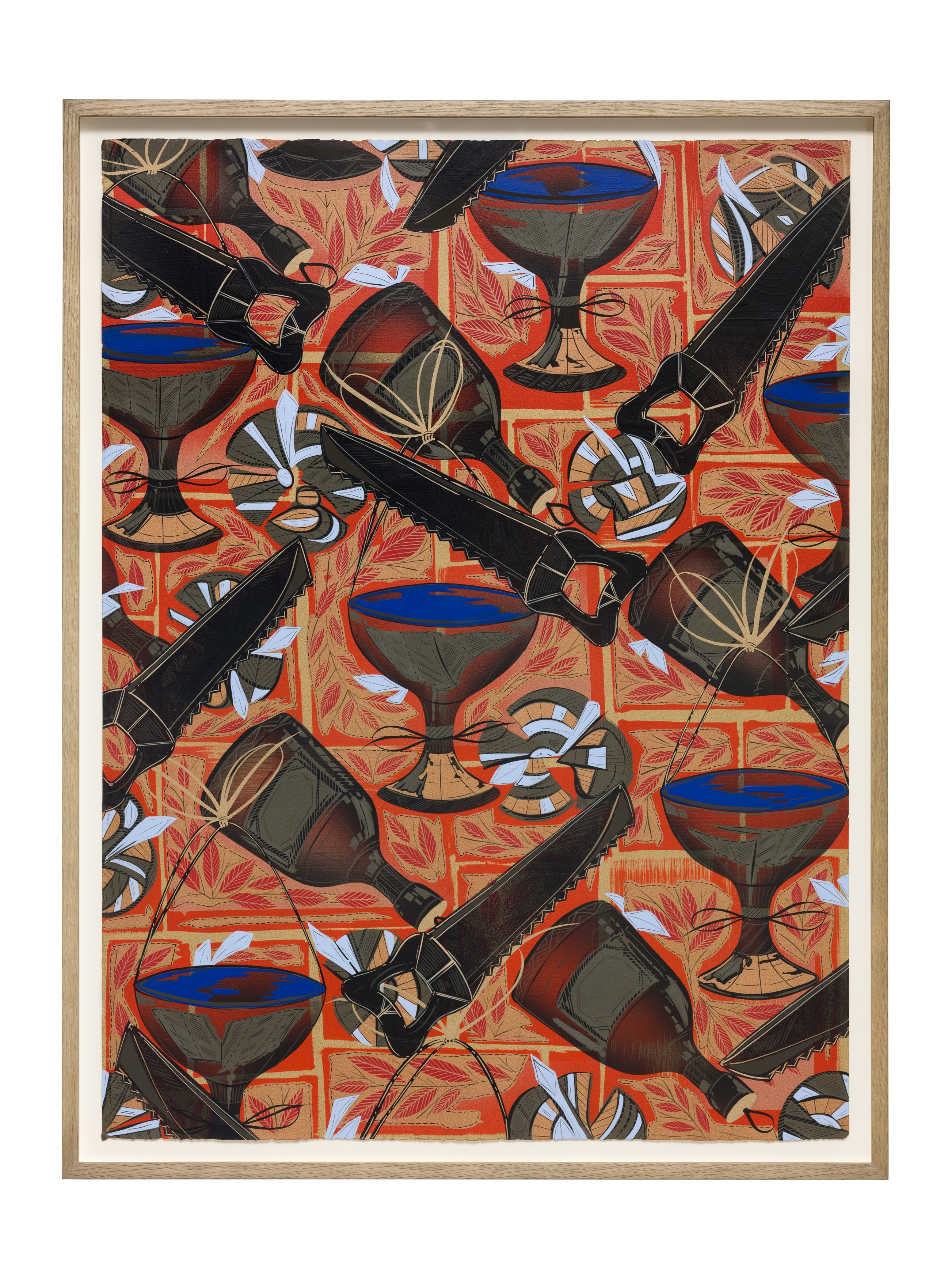 Work on paper by Lari Pittman