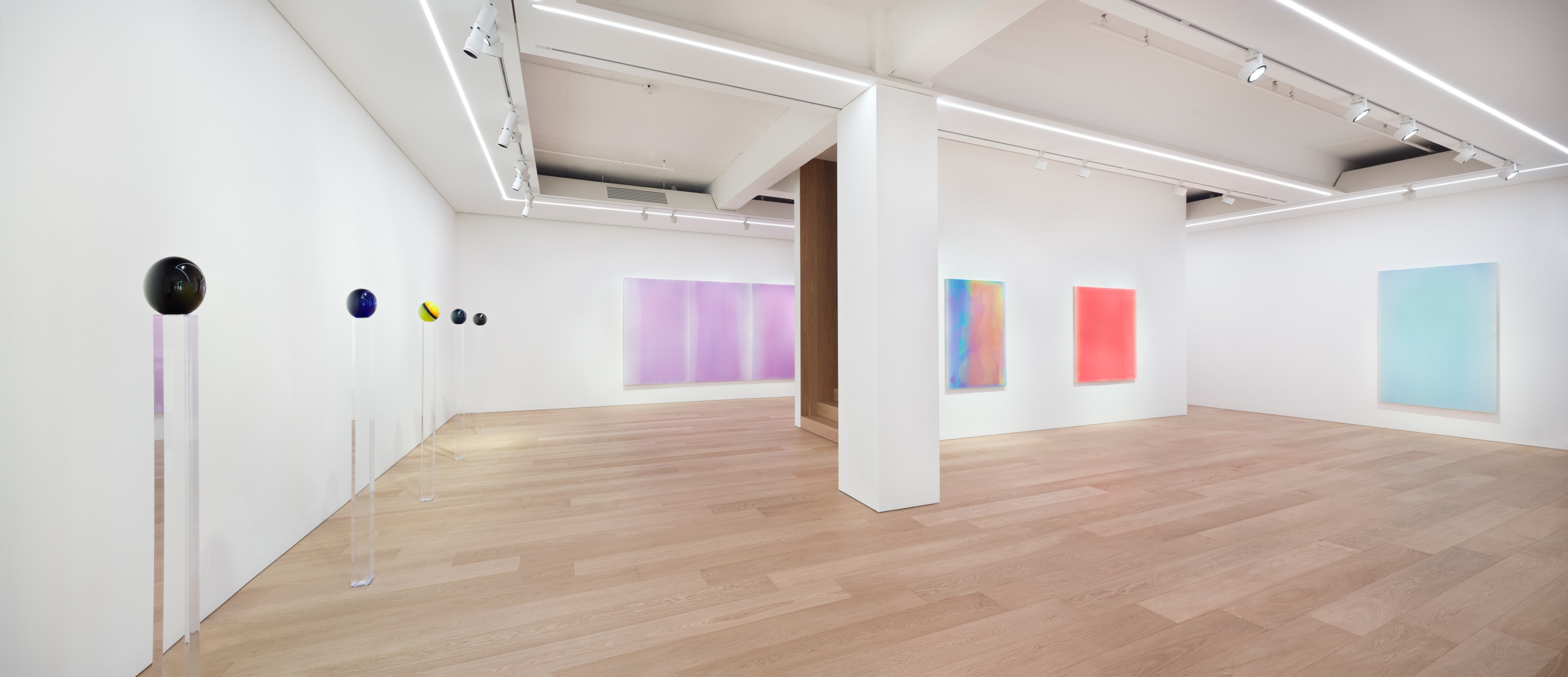 Installation view of Reflections and Refractions at Lehmann Maupin Seoul