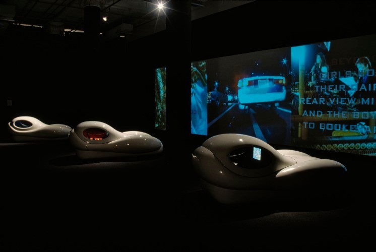 Installation view of Live Forever at New Museum of Contemporary Art