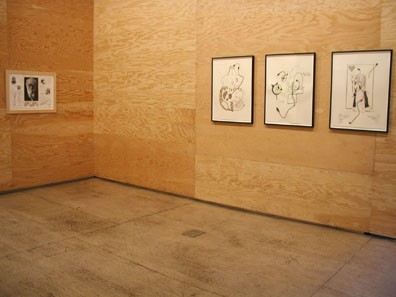Installation view of Off the Grid at Lehmann Maupin New York