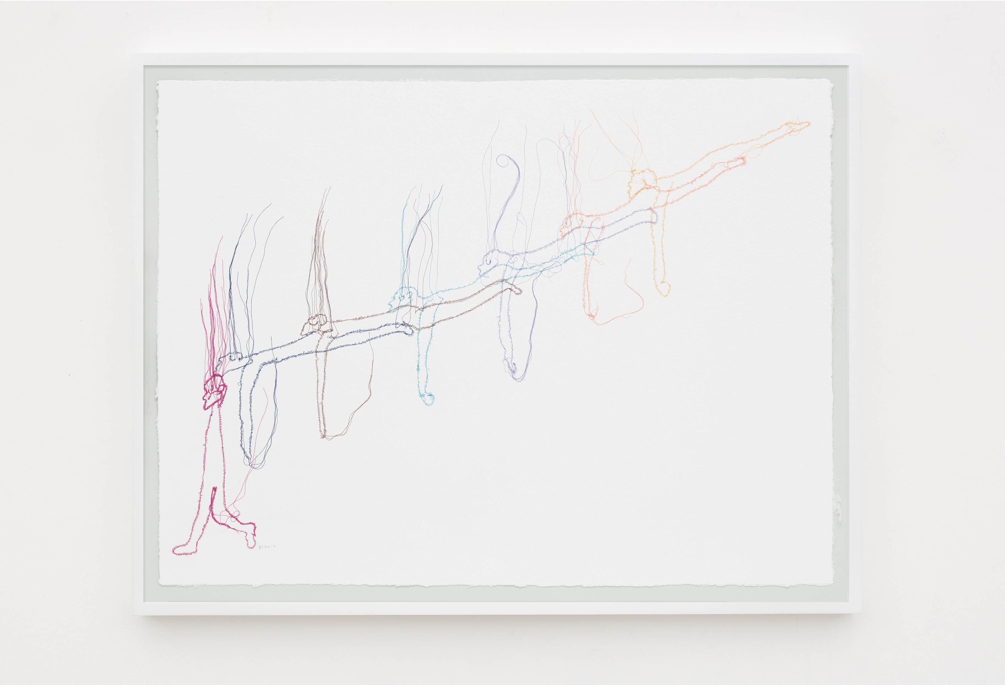 Thread drawing by Do Ho Suh