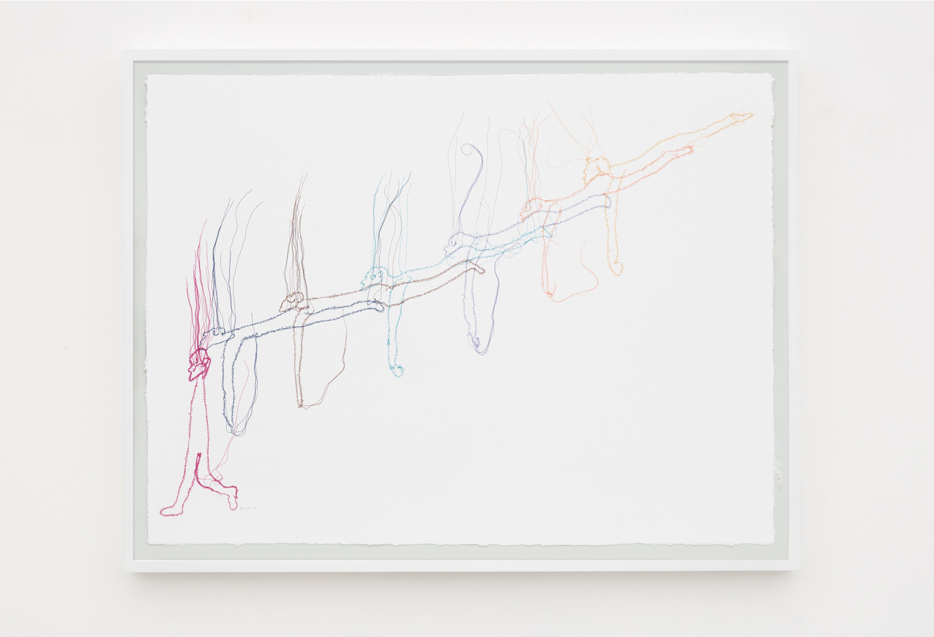 Thread drawing by Do Ho Suh